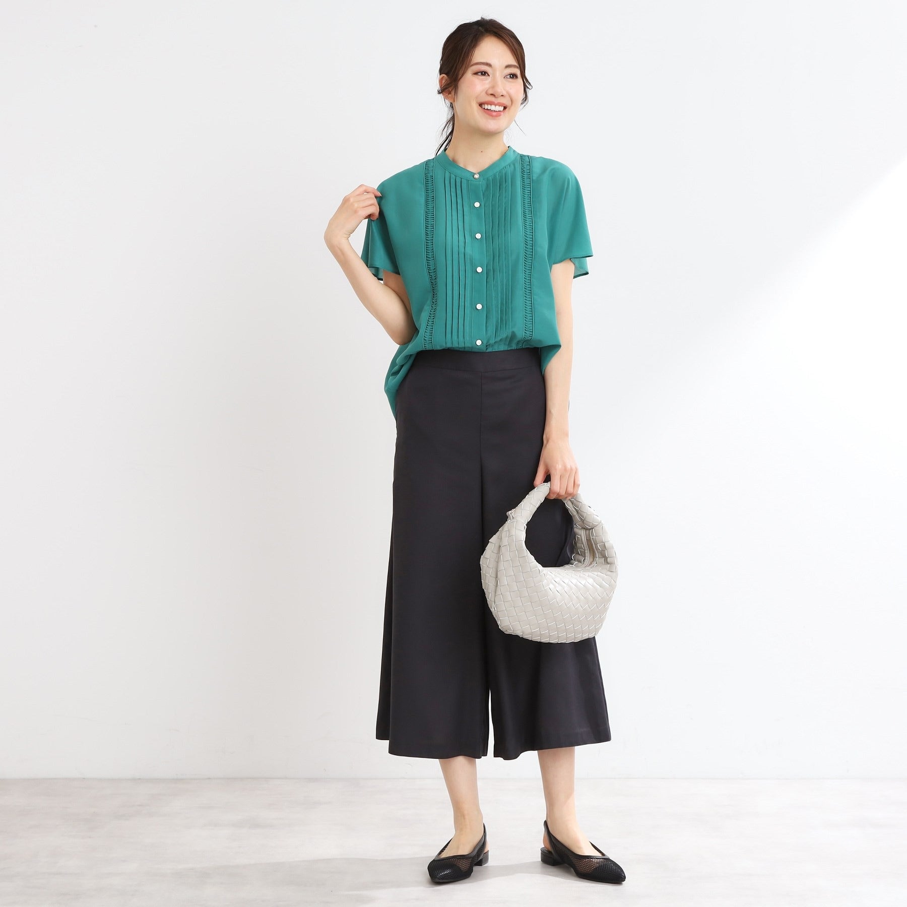 リフレクト Reflect 【UVカット／マシンウォッシュ可】フレアスカーチョ （ブラック(019)） ブラック(019)