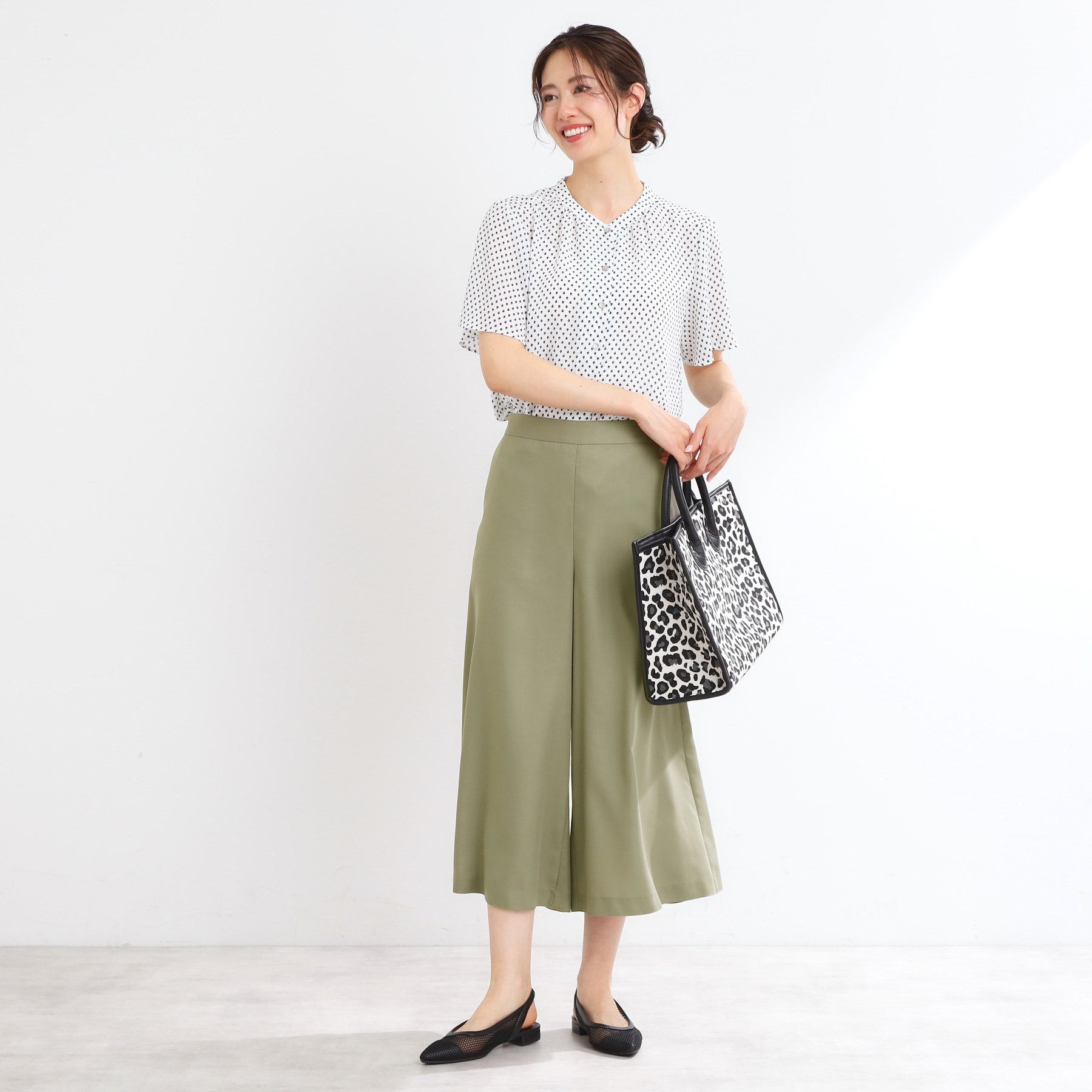 リフレクト Reflect 【UVカット／マシンウォッシュ可】フレアスカーチョ （ブラック(019)） ブラック(019)