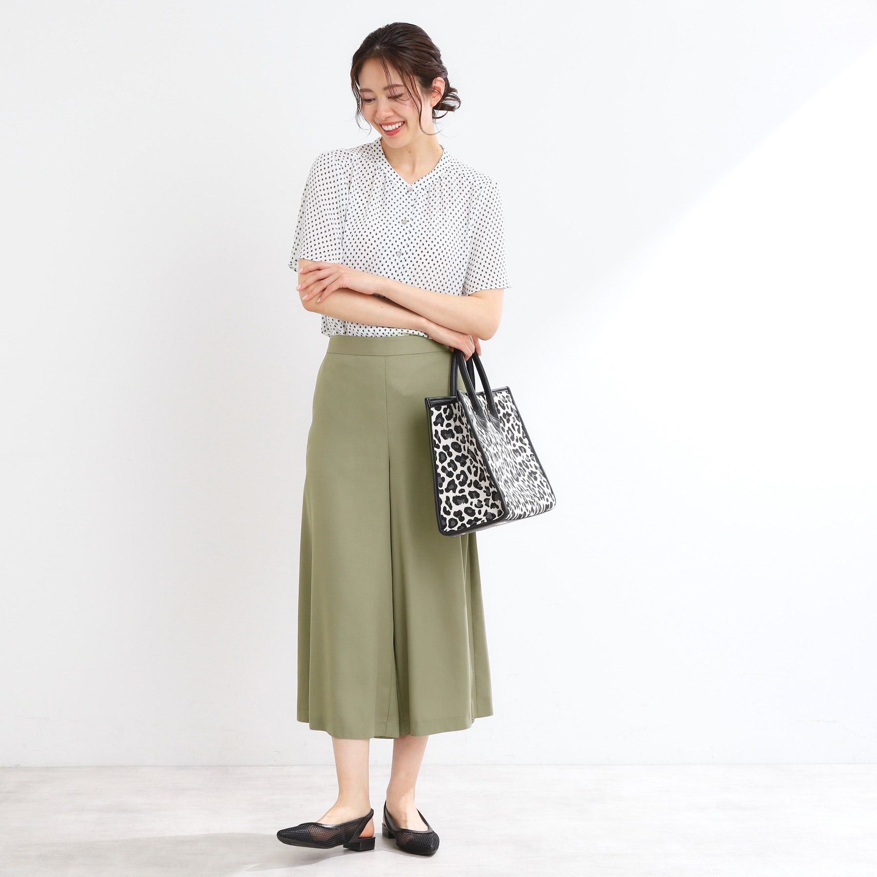 リフレクト Reflect 【UVカット／マシンウォッシュ可】フレアスカーチョ （ブラック(019)） ブラック(019)