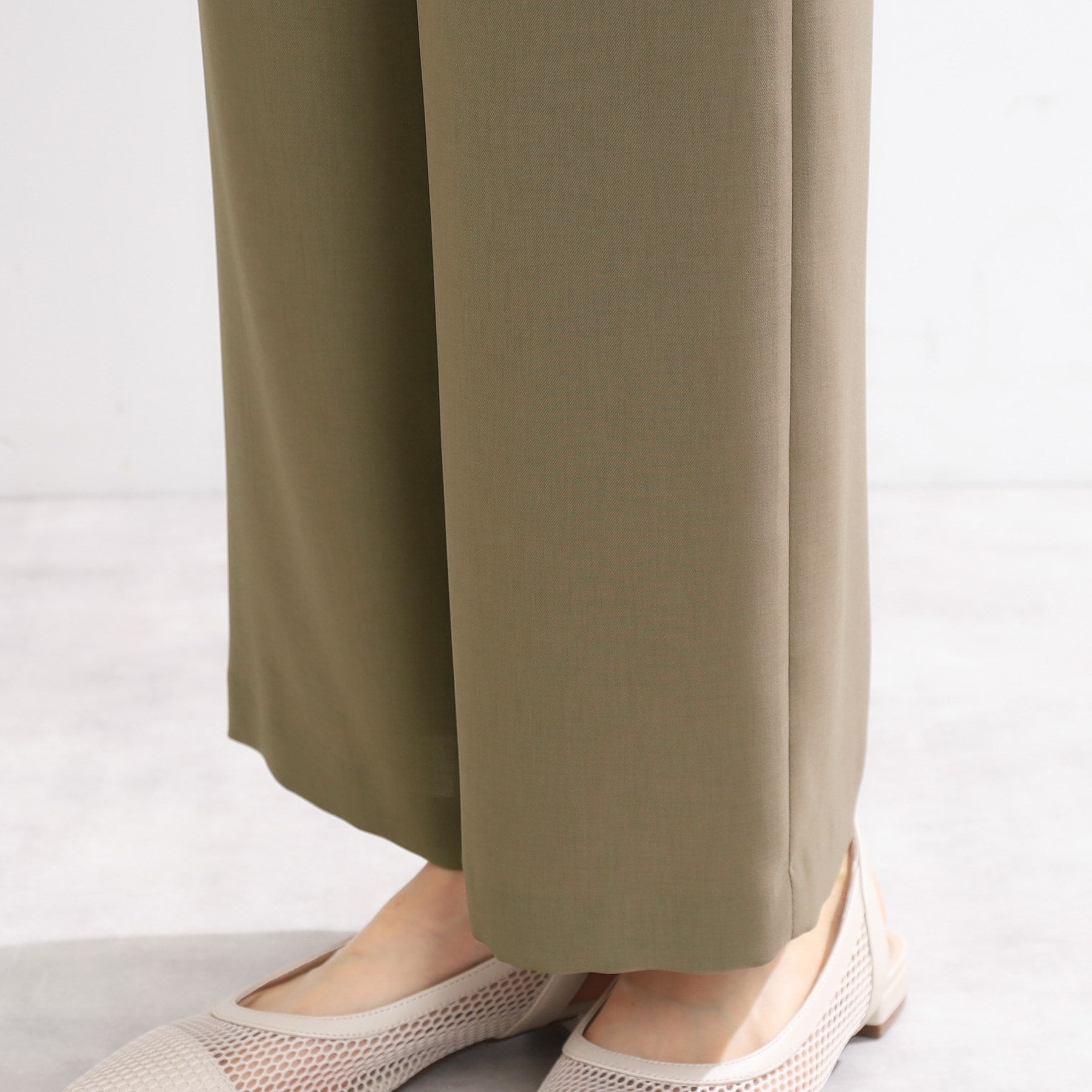 リフレクト Reflect 【私のパンツ／UVカット／マシンウォッシュ可】フレアシルエットパンツ （ブラック(019)） ブラック(019)