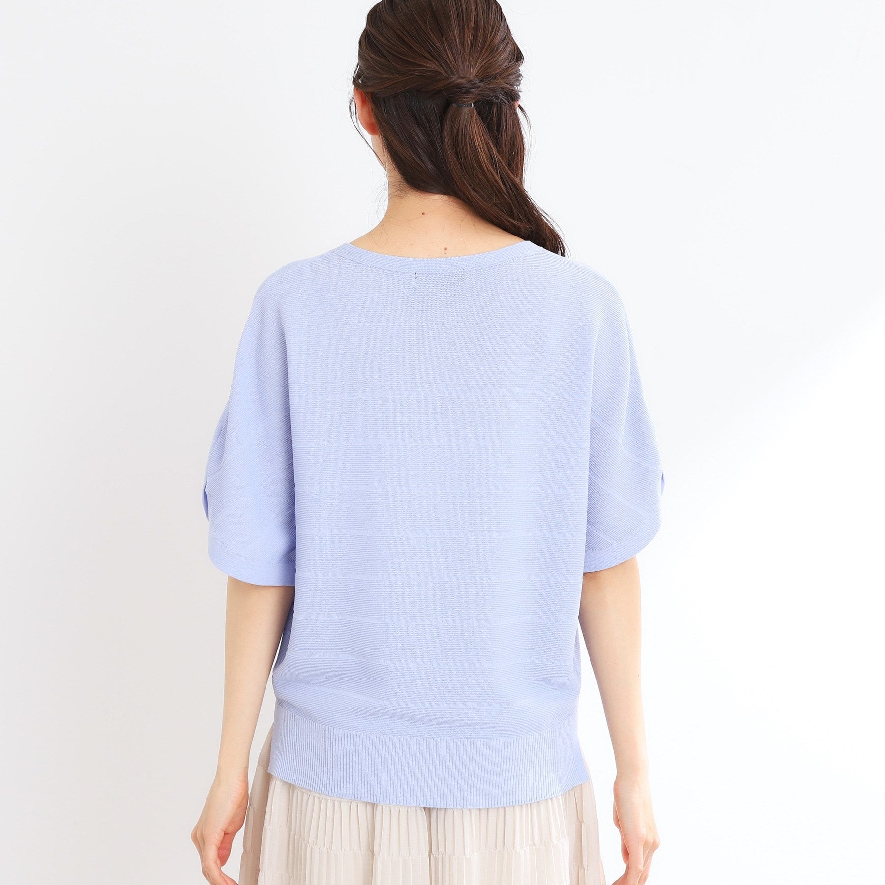 リフレクト Reflect 【夏まで着られる】ドライタッチプルオーバーニット （ライトグレー(011)） ライトグレー(011)