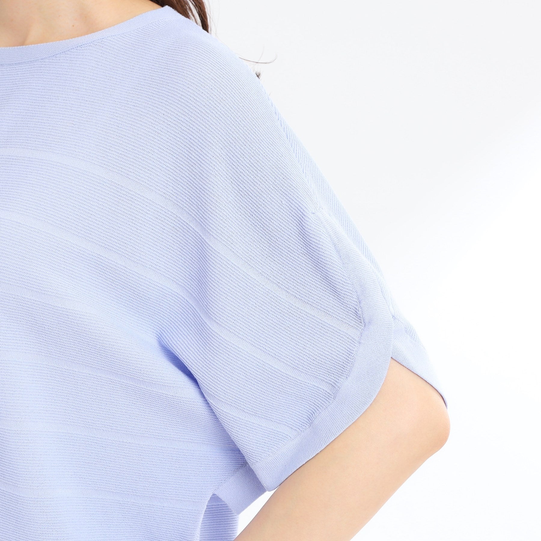 リフレクト Reflect 【夏まで着られる】ドライタッチプルオーバーニット （ライトグレー(011)） ライトグレー(011)