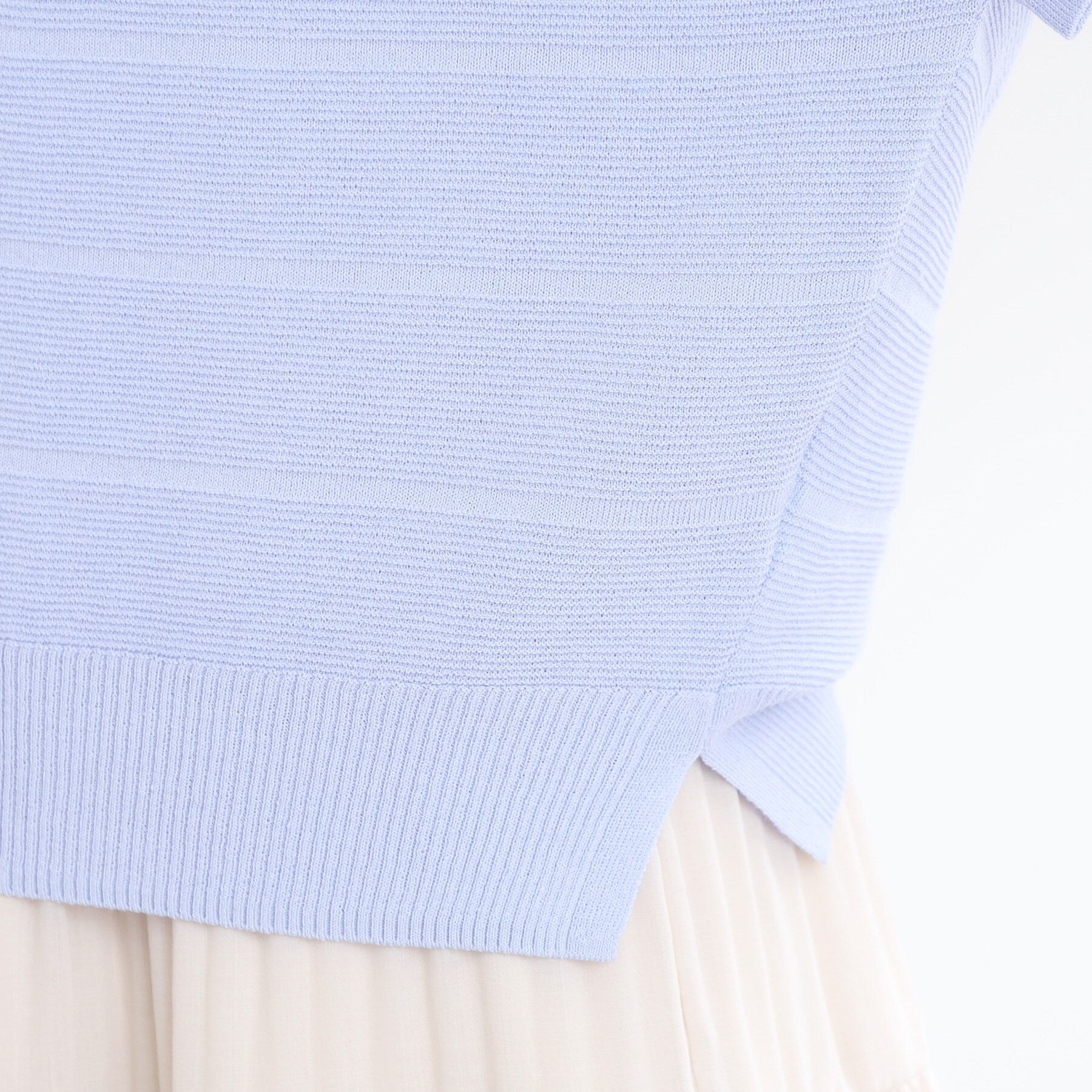 リフレクト Reflect 【夏まで着られる】ドライタッチプルオーバーニット （ライトグレー(011)） ライトグレー(011)