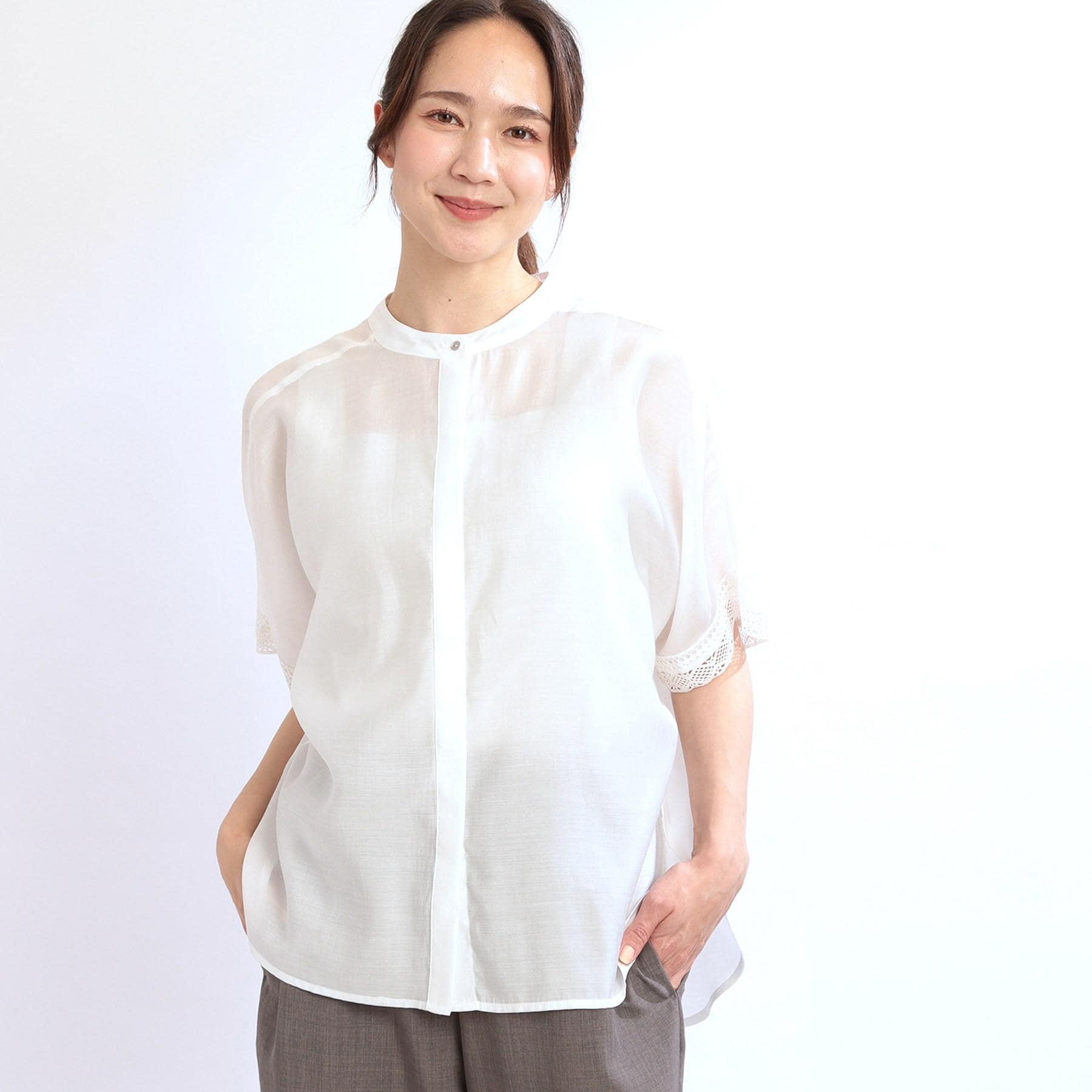 リフレクト Reflect 【E-QUALITY／手洗い可】オフボディドルマンブラウス （モカブラウン(042)） モカブラウン(042)