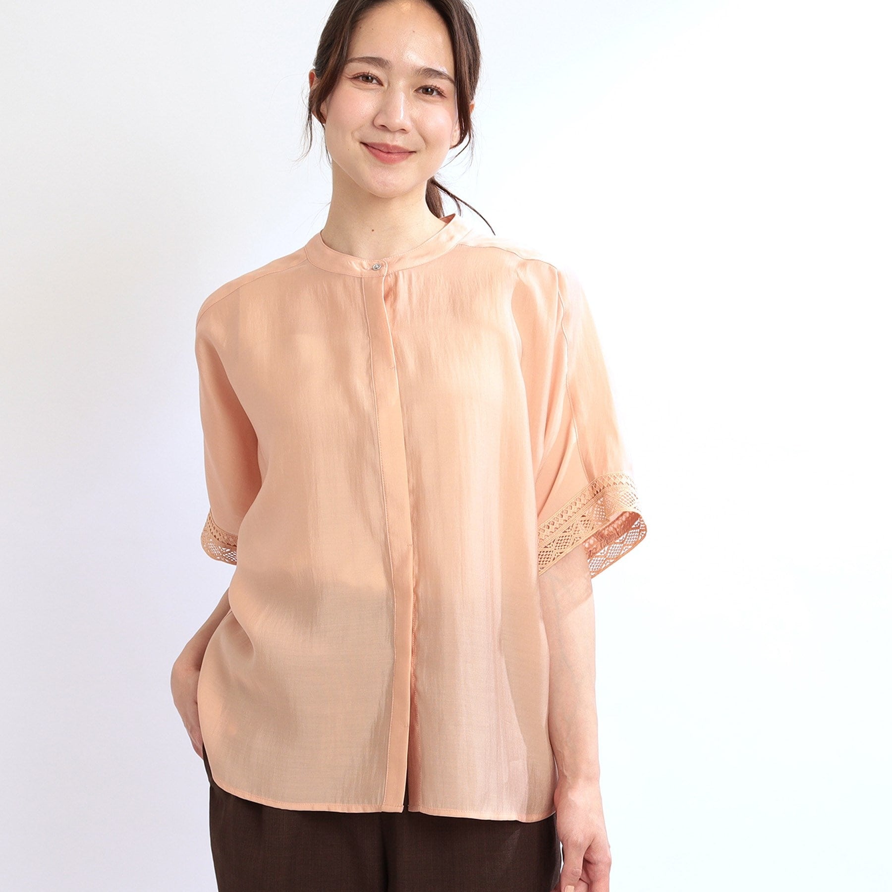 リフレクト Reflect 【E-QUALITY／手洗い可】オフボディドルマンブラウス （オレンジ(065)） オレンジ(065)