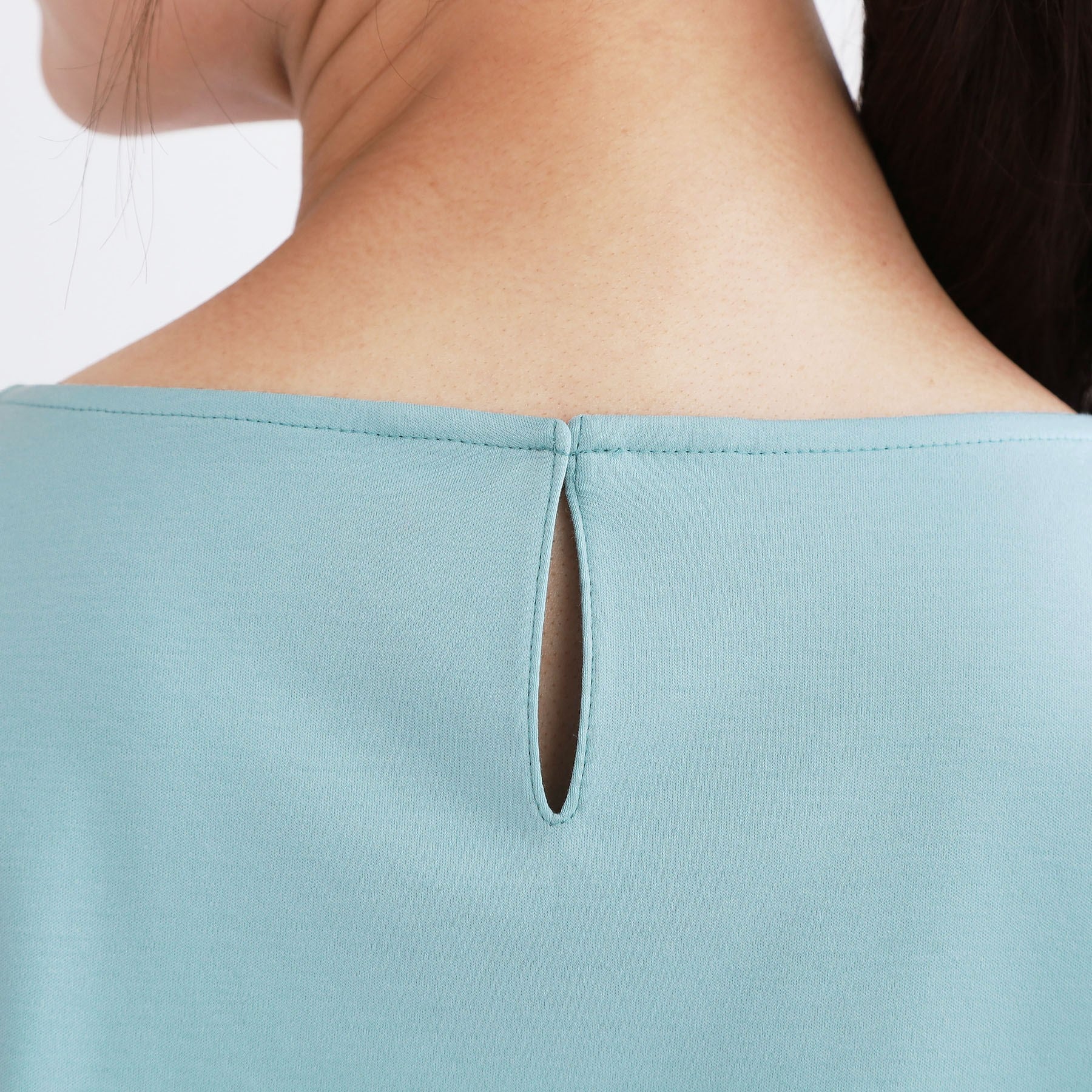 リフレクト Reflect 【手洗い可】レースデザインジャージTシャツ （ブラック(019)） ブラック(019)