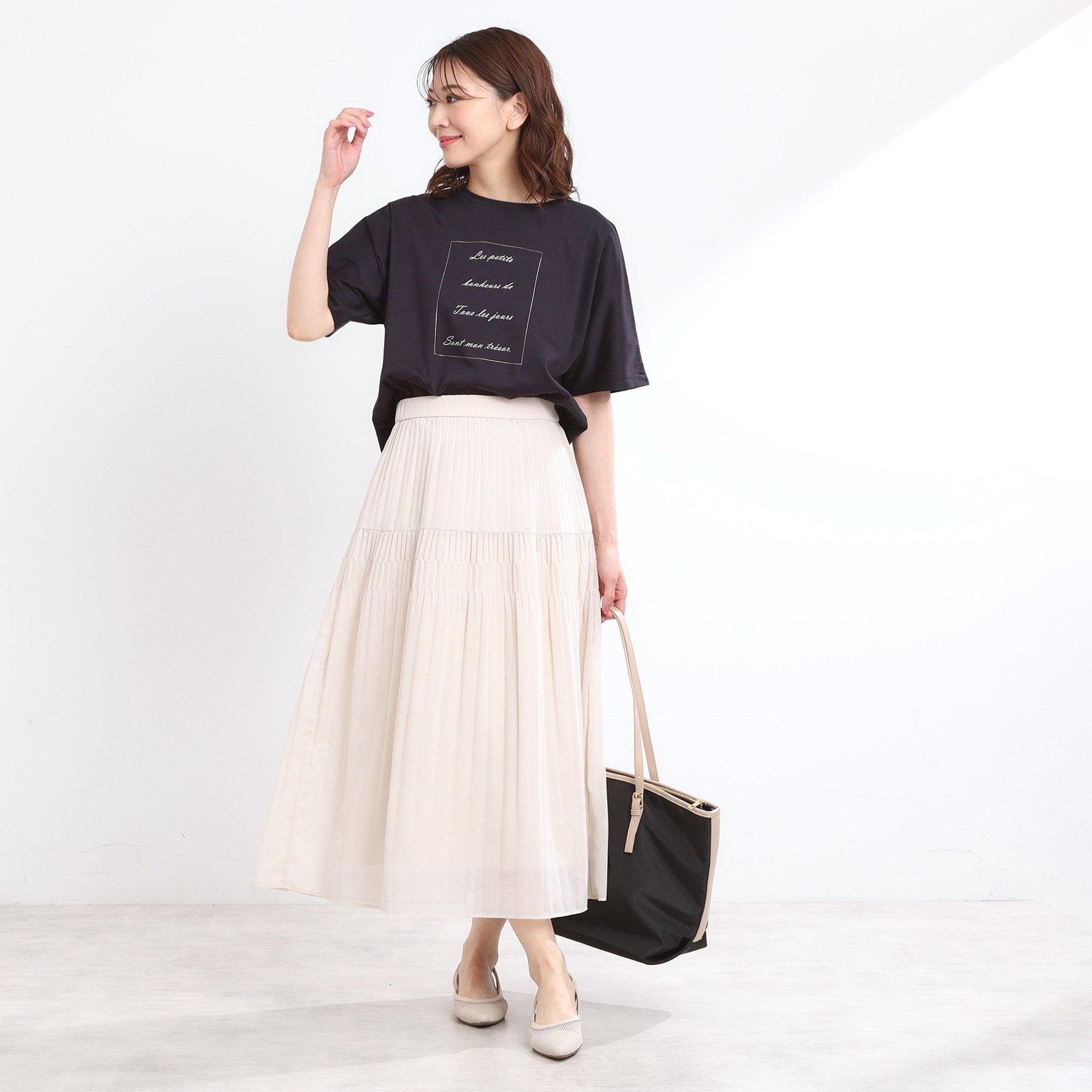 リフレクト Reflect 【UVカット／接触冷感／マシンウォッシュ可】ドルマンスリーブロゴTシャツ （ライトベージュ(051)） ライトベージュ(051)