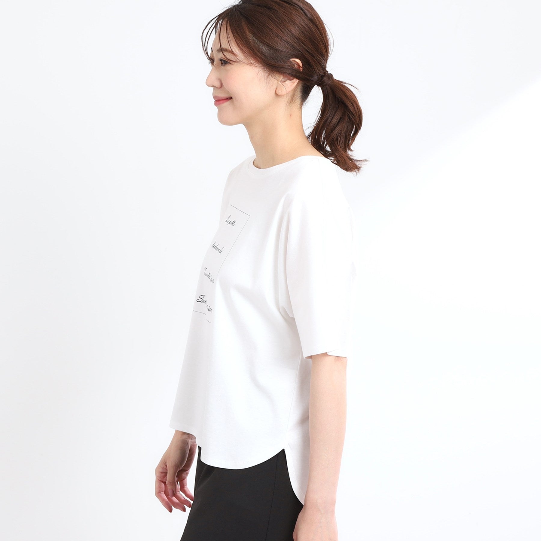 リフレクト Reflect 【UVカット／接触冷感／マシンウォッシュ可】ドルマンスリーブロゴTシャツ （ライトベージュ(051)） ライトベージュ(051)