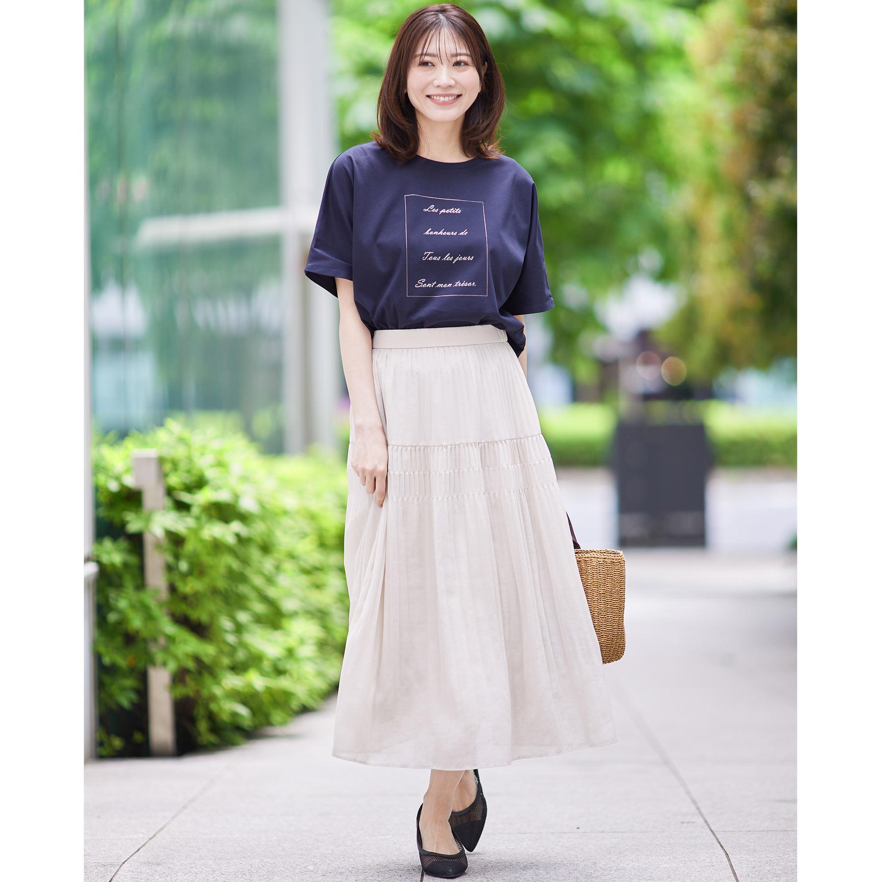 リフレクト Reflect 【UVカット／接触冷感／マシンウォッシュ可】ドルマンスリーブロゴTシャツ （ライトベージュ(051)） ライトベージュ(051)