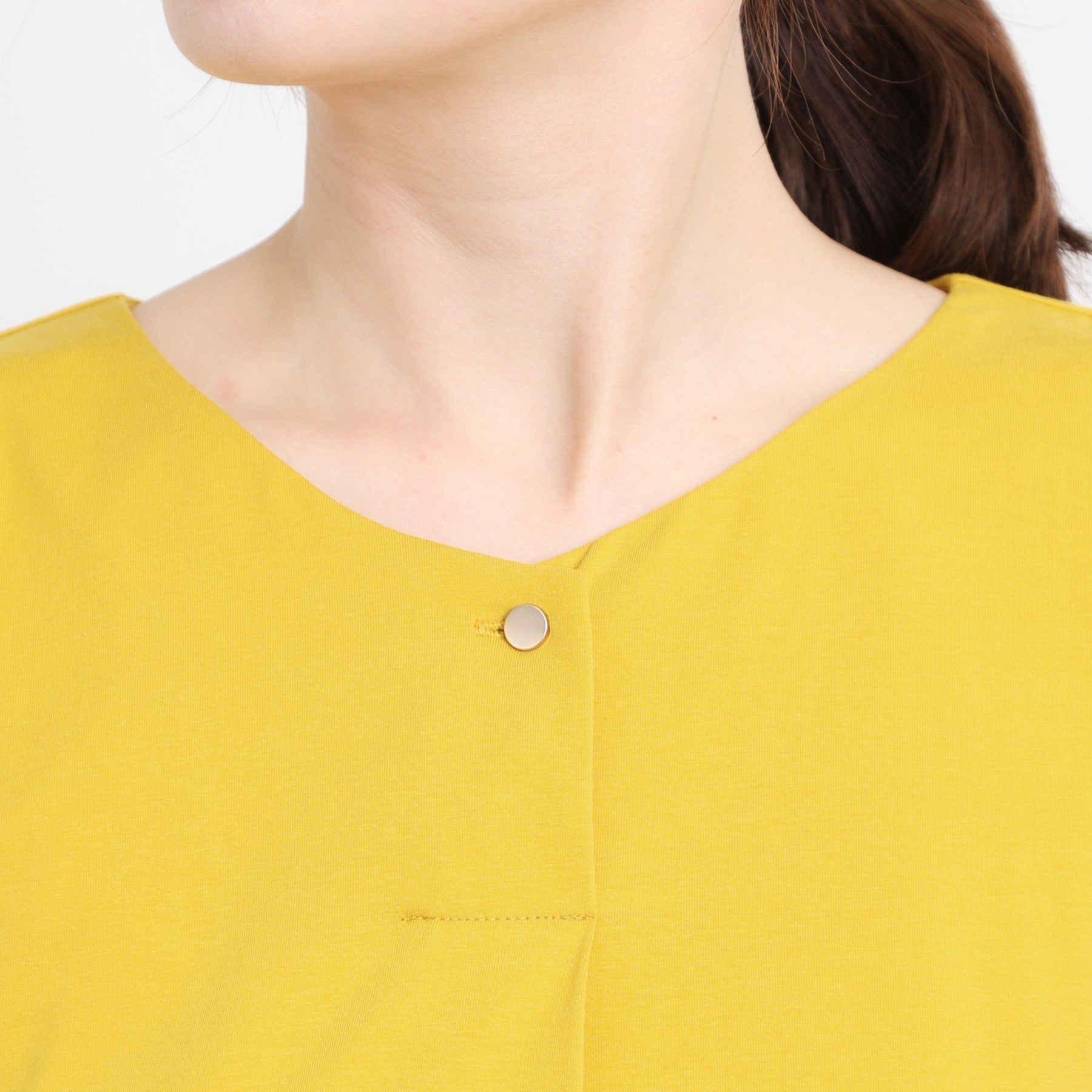 リフレクト Reflect 【E-QUALITY】Vネックジャージカットソー （チャコールグレー(014)） チャコールグレー(014)