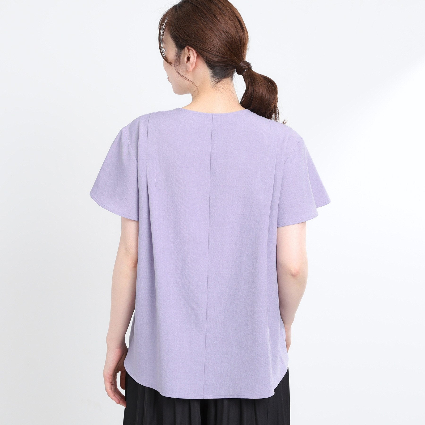 リフレクト Reflect 【E-QUALITY】ドライタッチスキッパーネックブラウス （マスタード(033)） マスタード(033)