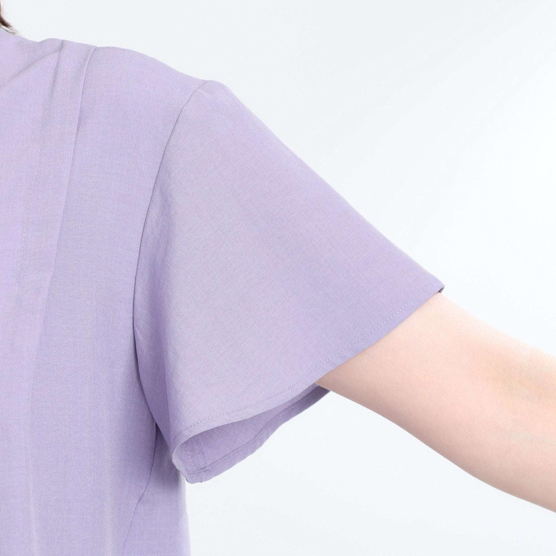 リフレクト Reflect 【E-QUALITY】ドライタッチスキッパーネックブラウス （マスタード(033)） マスタード(033)