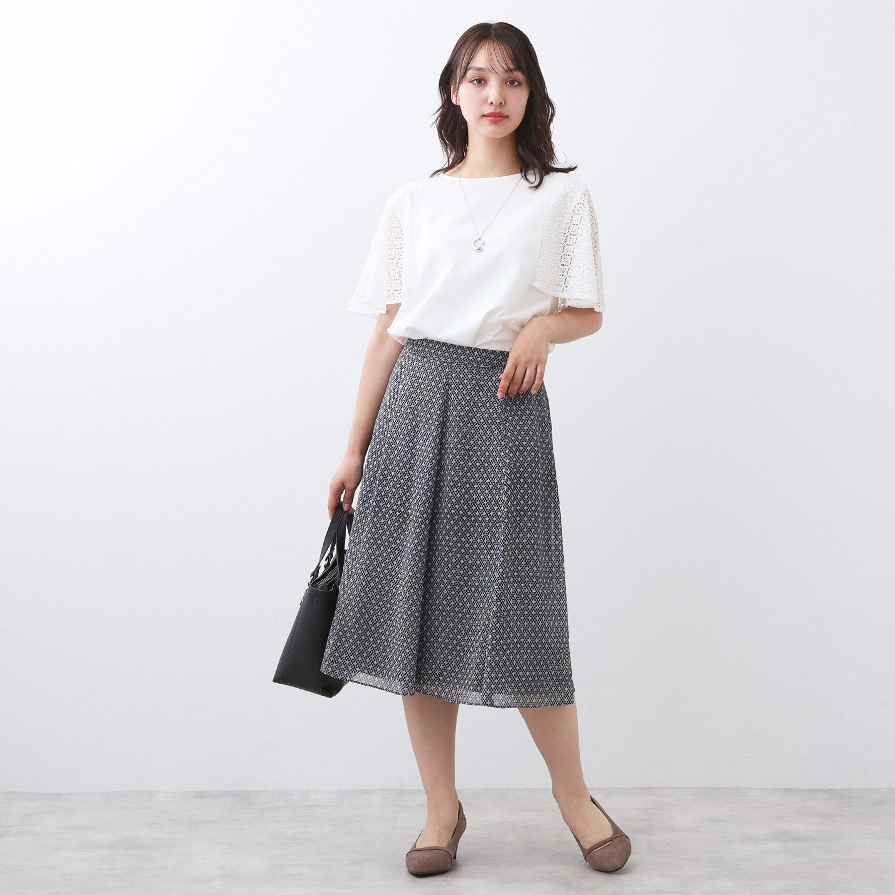 リフレクト Reflect 幾何レーススリーブプルオーバージャージ （ブラック(019)） ブラック(019)