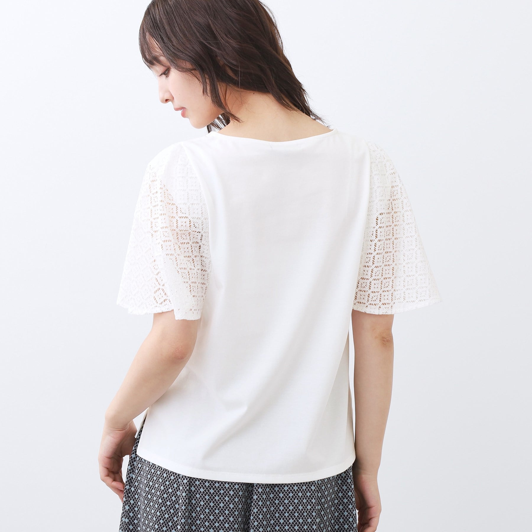 リフレクト Reflect 幾何レーススリーブプルオーバージャージ （ブラック(019)） ブラック(019)