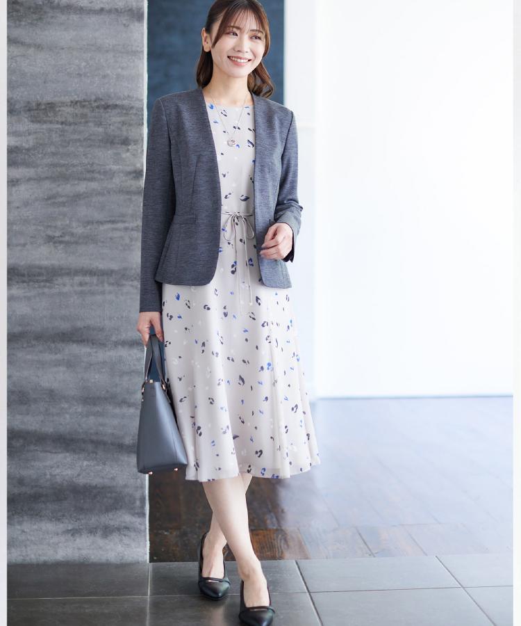 リフレクト Reflect 【匠シリーズ／ワンピーススタイルにおすすめ◎／セットアップ可】匠ジャケット／ノーカラー （ネイビー(094)） ネイビー(094)