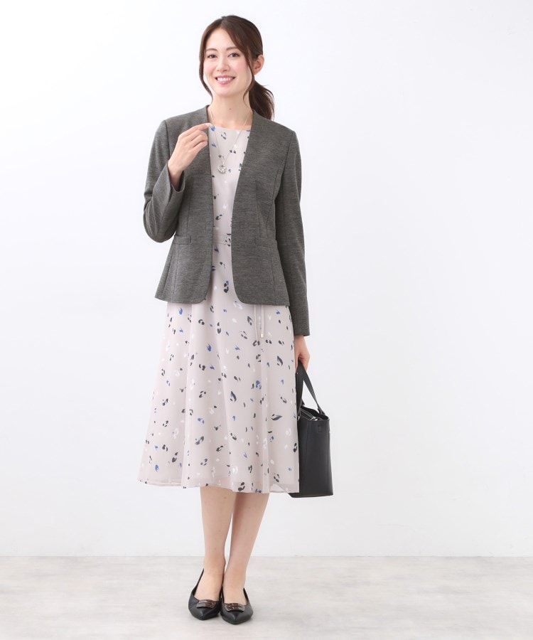 リフレクト Reflect 【匠シリーズ／ワンピーススタイルにおすすめ◎／セットアップ可】匠ジャケット／ノーカラー （ネイビー(094)） ネイビー(094)