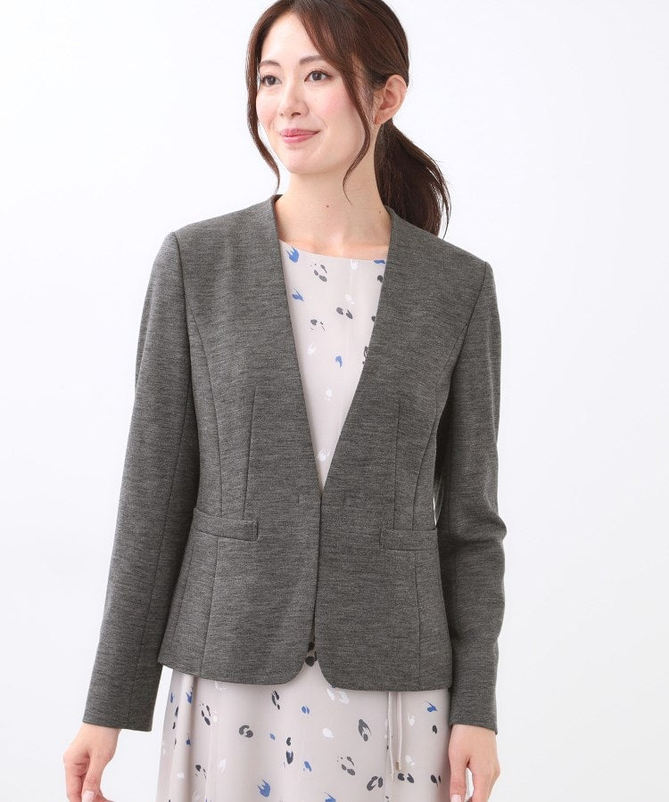 リフレクト Reflect 【匠シリーズ／ワンピーススタイルにおすすめ◎／セットアップ可】匠ジャケット／ノーカラー （ネイビー(094)） ネイビー(094)