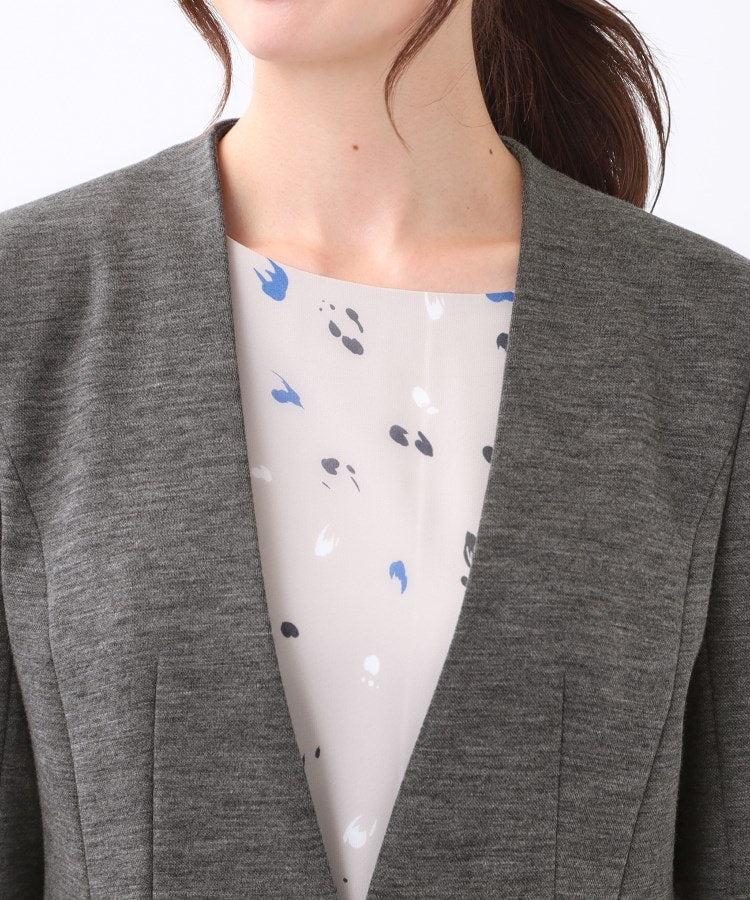 リフレクト Reflect 【匠シリーズ／ワンピーススタイルにおすすめ◎／セットアップ可】匠ジャケット／ノーカラー （ネイビー(094)） ネイビー(094)