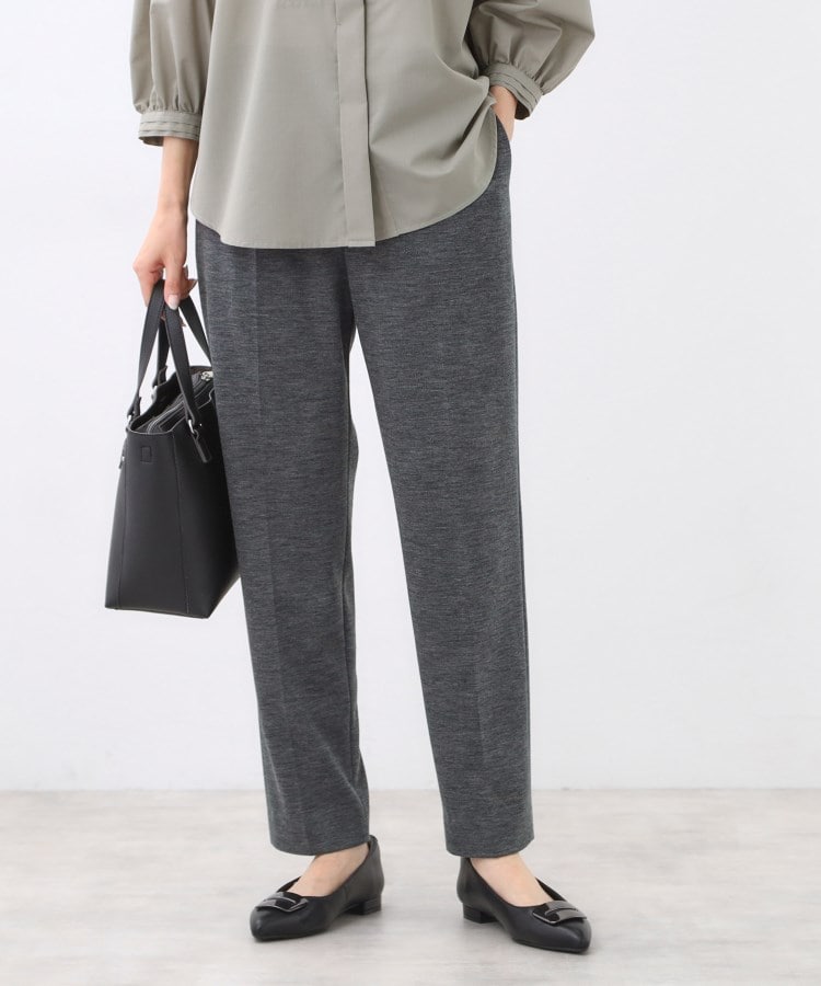 リフレクト Reflect 【匠シリーズ／すっきり細見え／セットアップ可】センタープレスベーシックパンツ （チャコールグレー(013)） チャコールグレー(013)