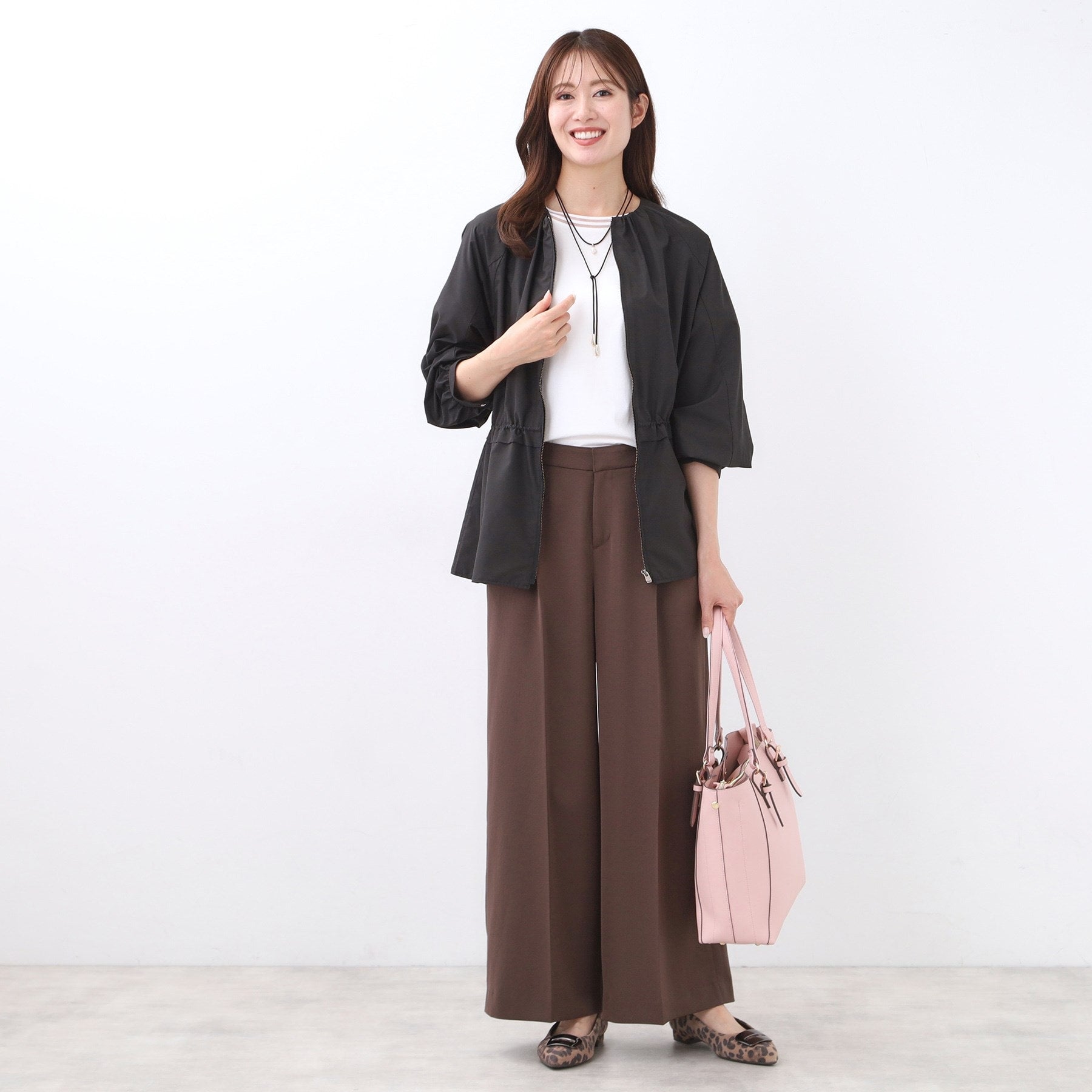 リフレクト Reflect 【パンツにもスカートにも合わせやすい◎】ライティブルゾン （ブラック(019)） ブラック(019)