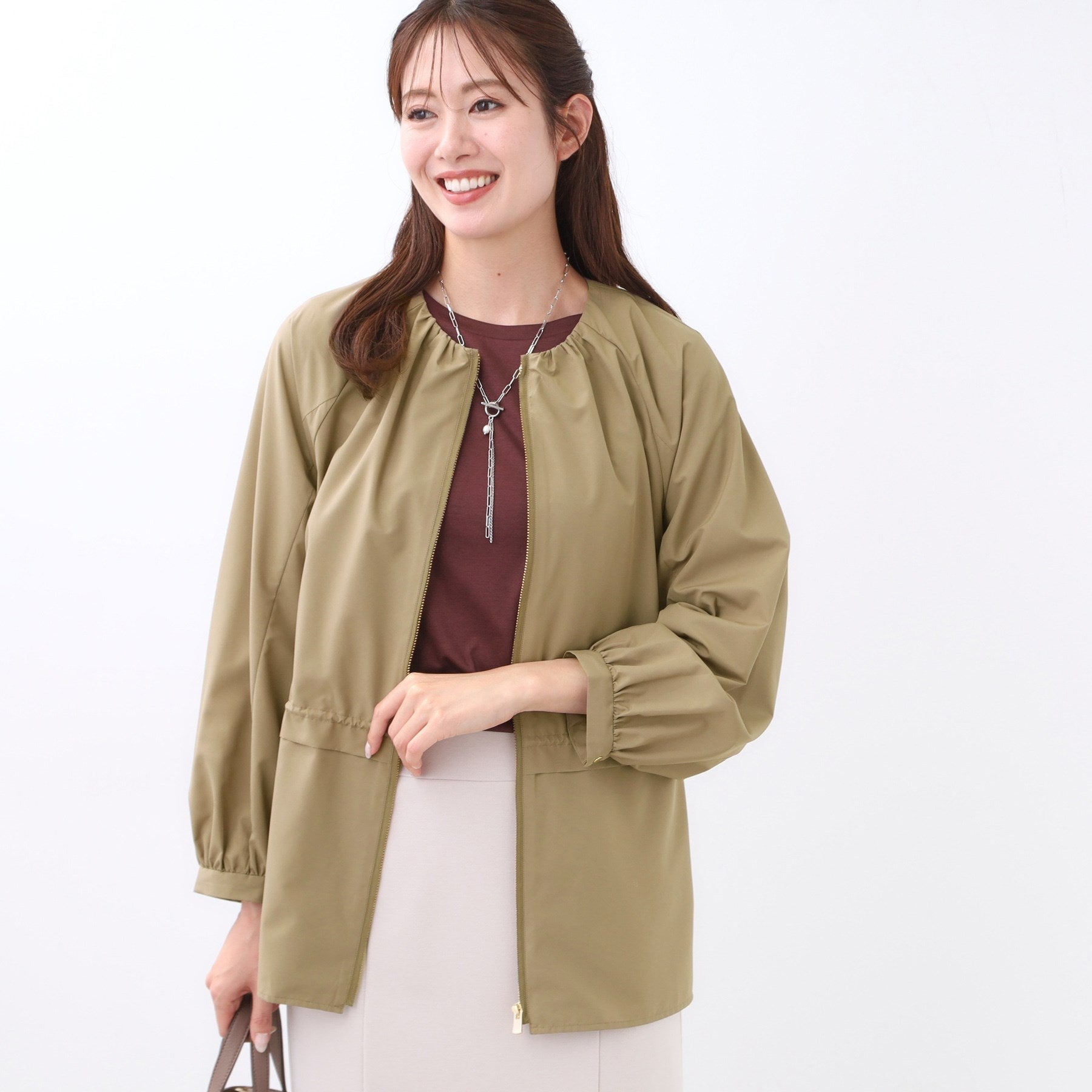 リフレクト Reflect 【パンツにもスカートにも合わせやすい◎】ライティブルゾン （ブラック(019)） ブラック(019)