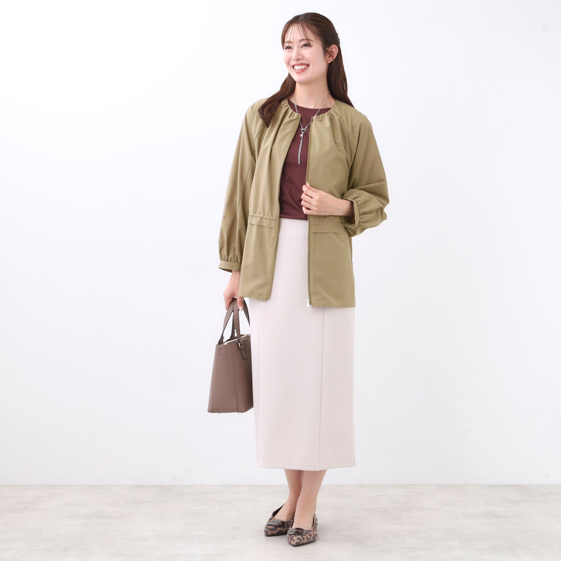 リフレクト Reflect 【パンツにもスカートにも合わせやすい◎】ライティブルゾン （ブラック(019)） ブラック(019)