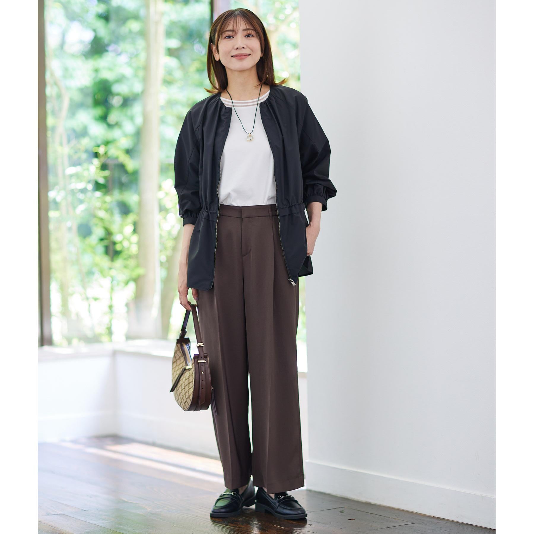 リフレクト Reflect 【パンツにもスカートにも合わせやすい◎】ライティブルゾン （ブラック(019)） ブラック(019)