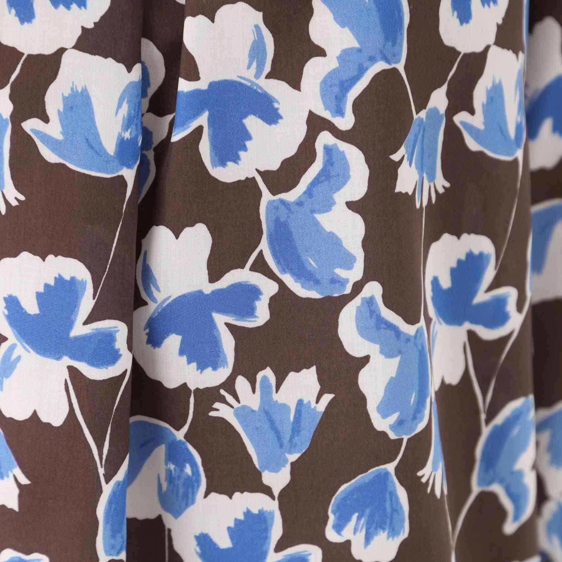 リフレクト Reflect 【ジャケットのインナーにおすすめ◎】花柄タックデザインブブラウス （ネイビー(194)） ネイビー(194)