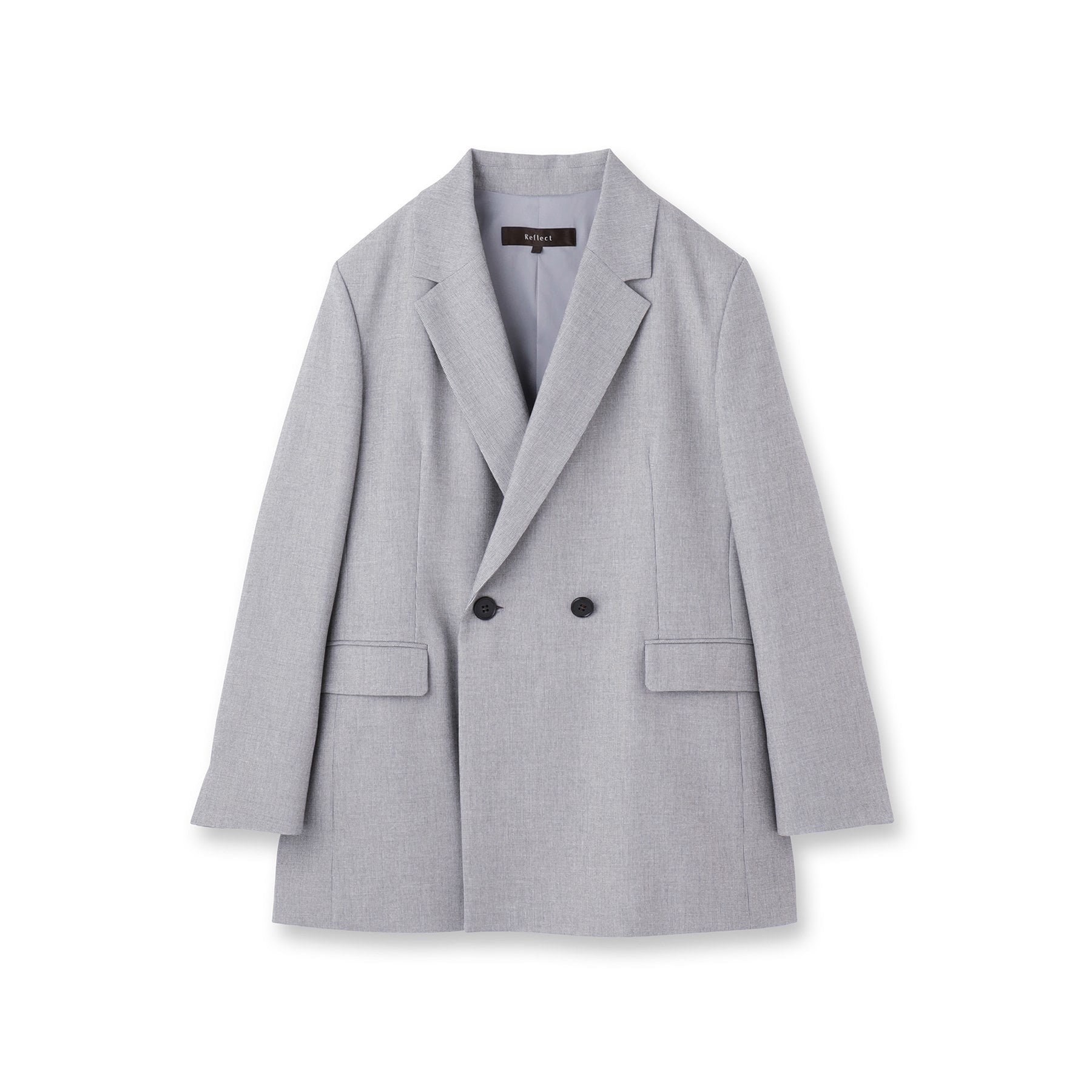 リフレクト Reflect 【単品羽織OK◎／セットアップ可】リラクシーメランジジャケット （ブラウン(044)） ブラウン(044)