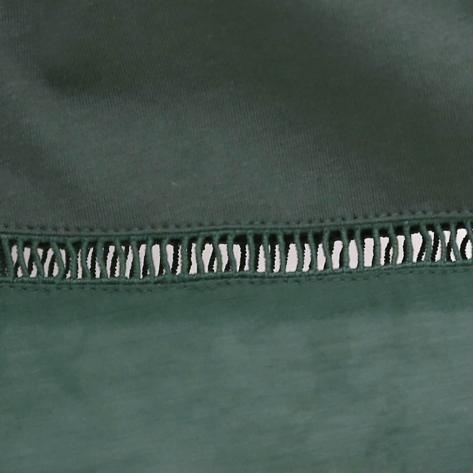 リフレクト Reflect 【E-QUALITY／体型カバー／涼しく着られる◎】シアー×レースデザインプルオーバー （ブルーグリーン(097)） ブルーグリーン(097)