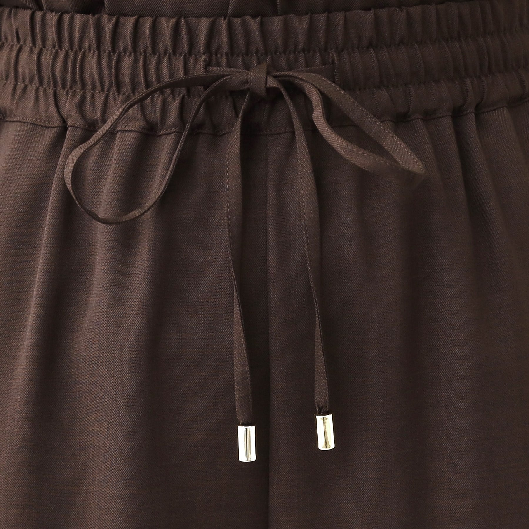 リフレクト Reflect 【E-QUALITY／ウエスト総ゴム／セットアップ／単品使いOK◎】ブラウス＋ストレートパンツセット （ブラック(019)） ブラック(019)