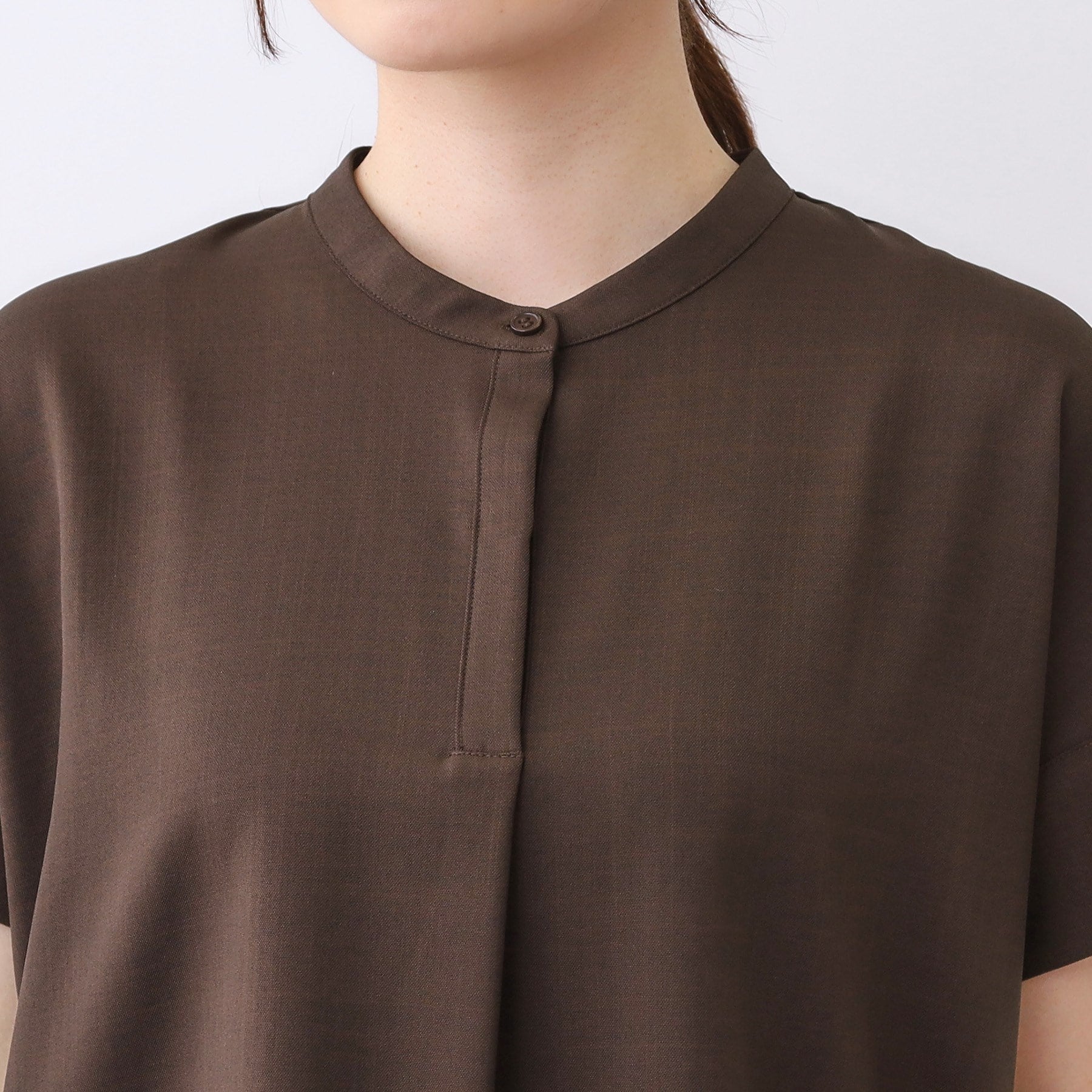 リフレクト Reflect 【E-QUALITY／ウエスト総ゴム／セットアップ／単品使いOK◎】ブラウス＋ストレートパンツセット （ブラック(019)） ブラック(019)