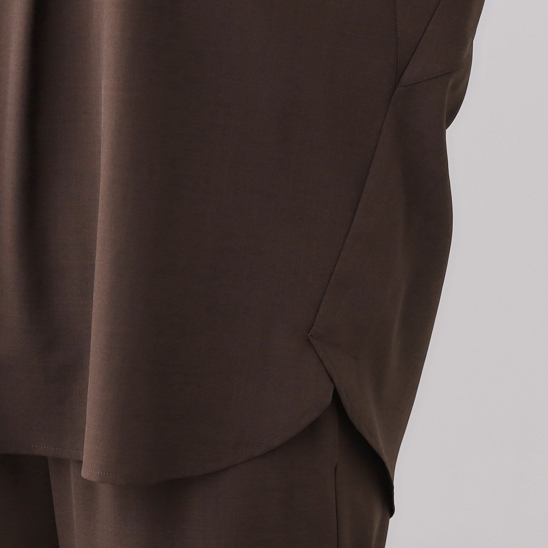 リフレクト Reflect 【E-QUALITY／ウエスト総ゴム／セットアップ／単品使いOK◎】ブラウス＋ストレートパンツセット （ブラック(019)） ブラック(019)