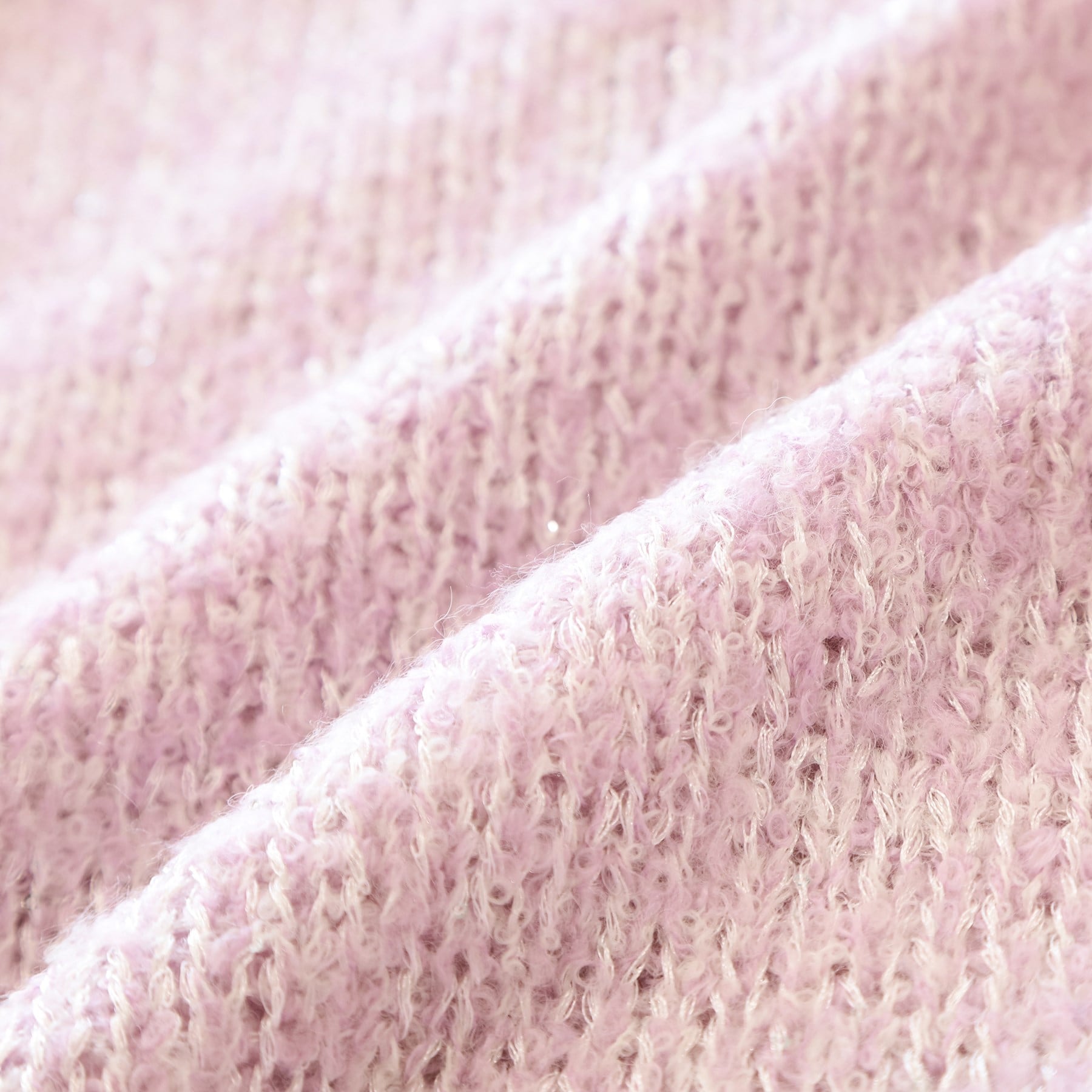 リフレクト Reflect 【一枚着で着映え◎／ゆったり着られるワンサイズ】スパンコール×ラメニット （レッド(461)） レッド(461)