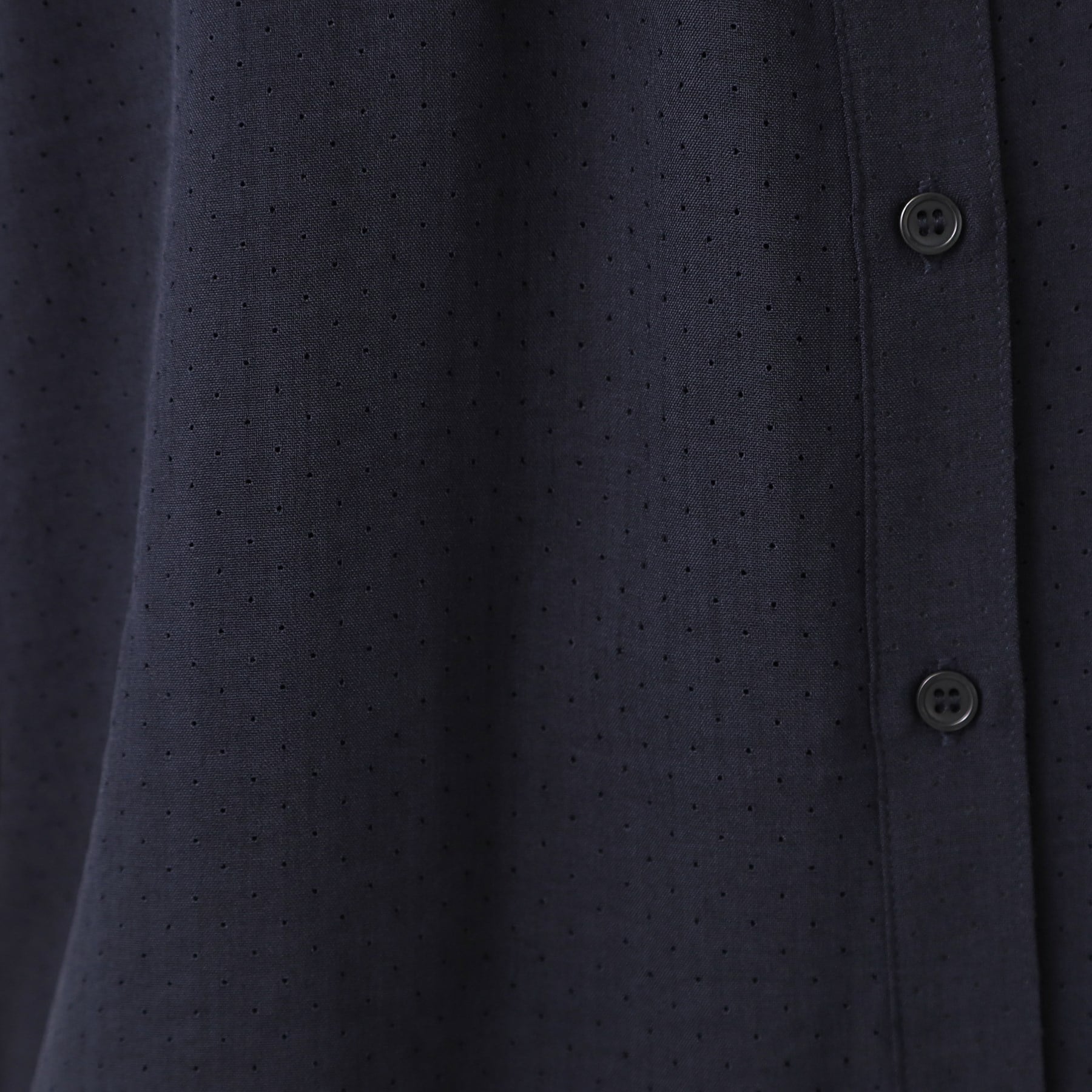 リフレクト Reflect 【E-QUALITY／体型カバー／ゆったり着られる◎】バンドカラー七分袖ブラウス （ネイビー(094)） ネイビー(094)