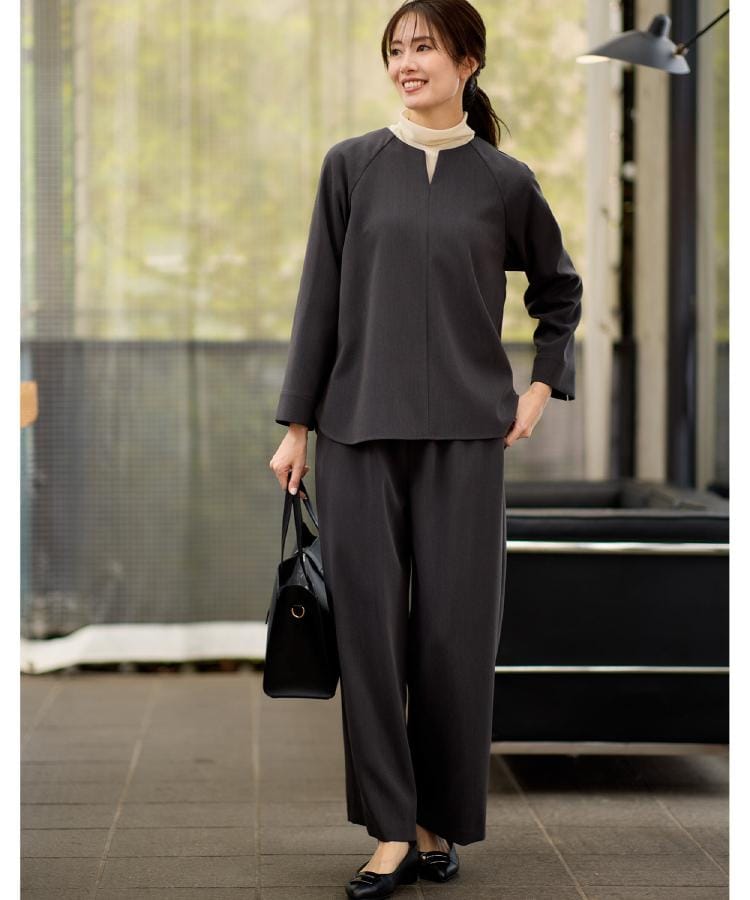 リフレクト Reflect 【レイヤードスタイル◎／セットアップ可】ラグランスリーブプルオーバー （ベージュ(052)） ベージュ(052)