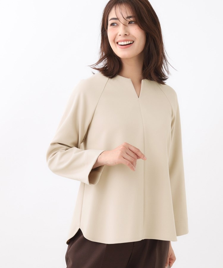 リフレクト Reflect 【レイヤードスタイル◎／セットアップ可】ラグランスリーブプルオーバー （ベージュ(052)） ベージュ(052)