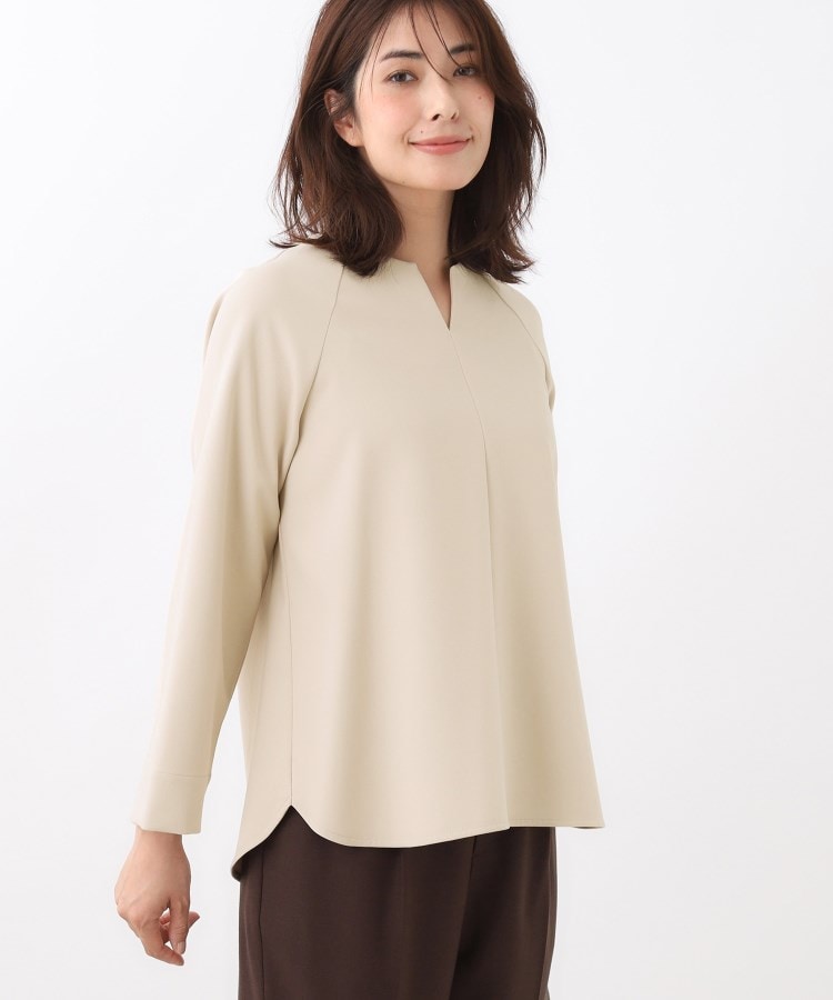 リフレクト Reflect 【レイヤードスタイル◎／セットアップ可】ラグランスリーブプルオーバー （ベージュ(052)） ベージュ(052)