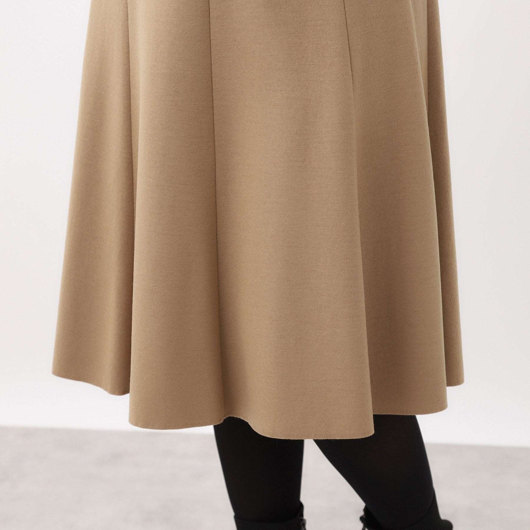 リフレクト Reflect 【選べる5色◎】フレアフリュイドスカート （ブラック(019)） ブラック(019)