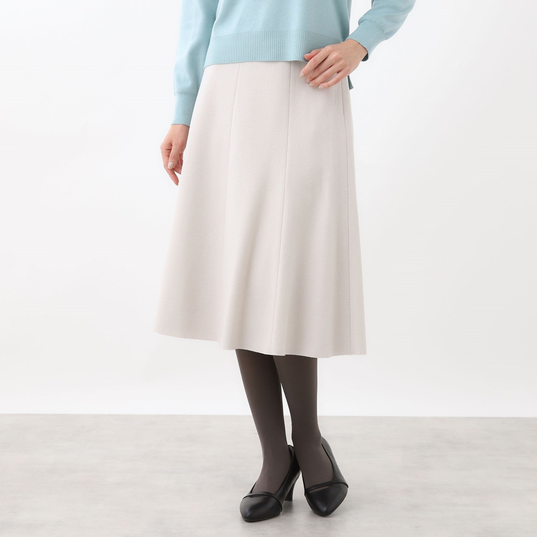 リフレクト Reflect 【選べる5色◎】フレアフリュイドスカート （ライトベージュ(051)） ライトベージュ(051)