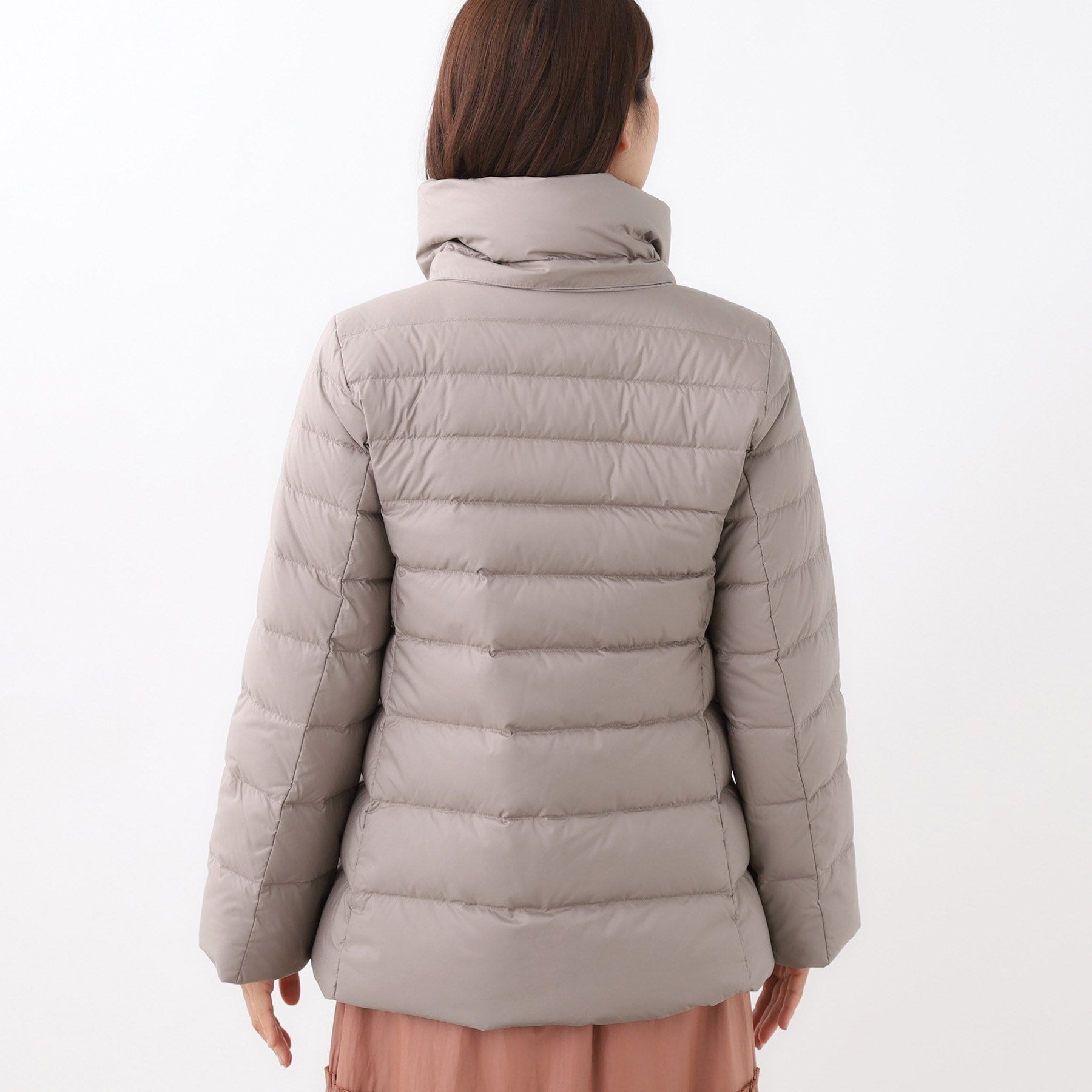 リフレクト Reflect 【定番人気／ウエスト調整可】フーデッドミドルダウンコート （ネイビー(094)） ネイビー(094)