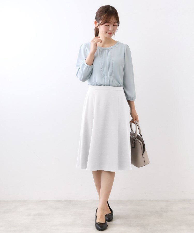 リフレクト Reflect 【フォーマル／入卒／セットアップ可】フリュイドフレアスカート （ネイビー(094)） ネイビー(094)