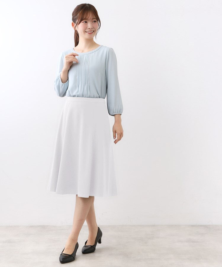 リフレクト Reflect 【フォーマル／入卒／セットアップ可】フリュイドフレアスカート （ネイビー(094)） ネイビー(094)