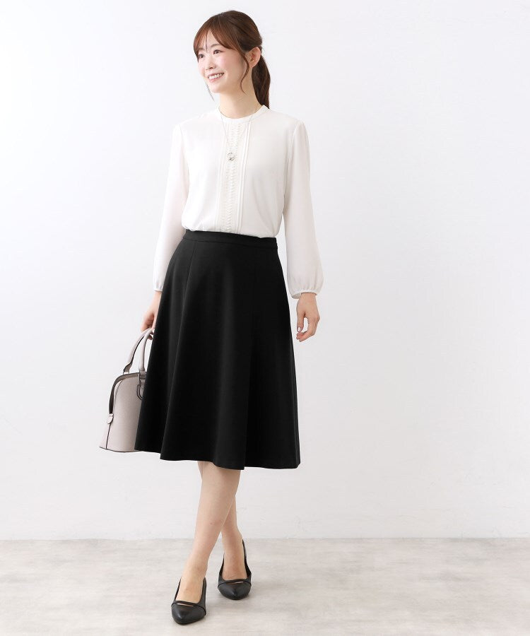 リフレクト Reflect 【フォーマル／入卒／セットアップ可】フリュイドフレアスカート （ネイビー(094)） ネイビー(094)