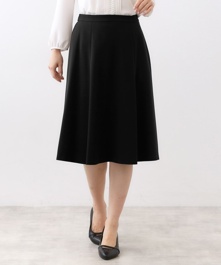 リフレクト Reflect 【フォーマル／入卒／セットアップ可】フリュイドフレアスカート （ブラック(019)） ブラック(019)