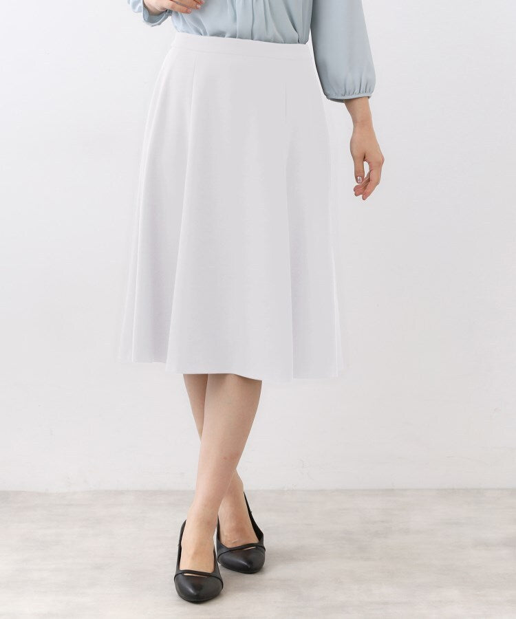 リフレクト Reflect 【フォーマル／入卒／セットアップ可】フリュイドフレアスカート （ライトグレー(011)） ライトグレー(011)