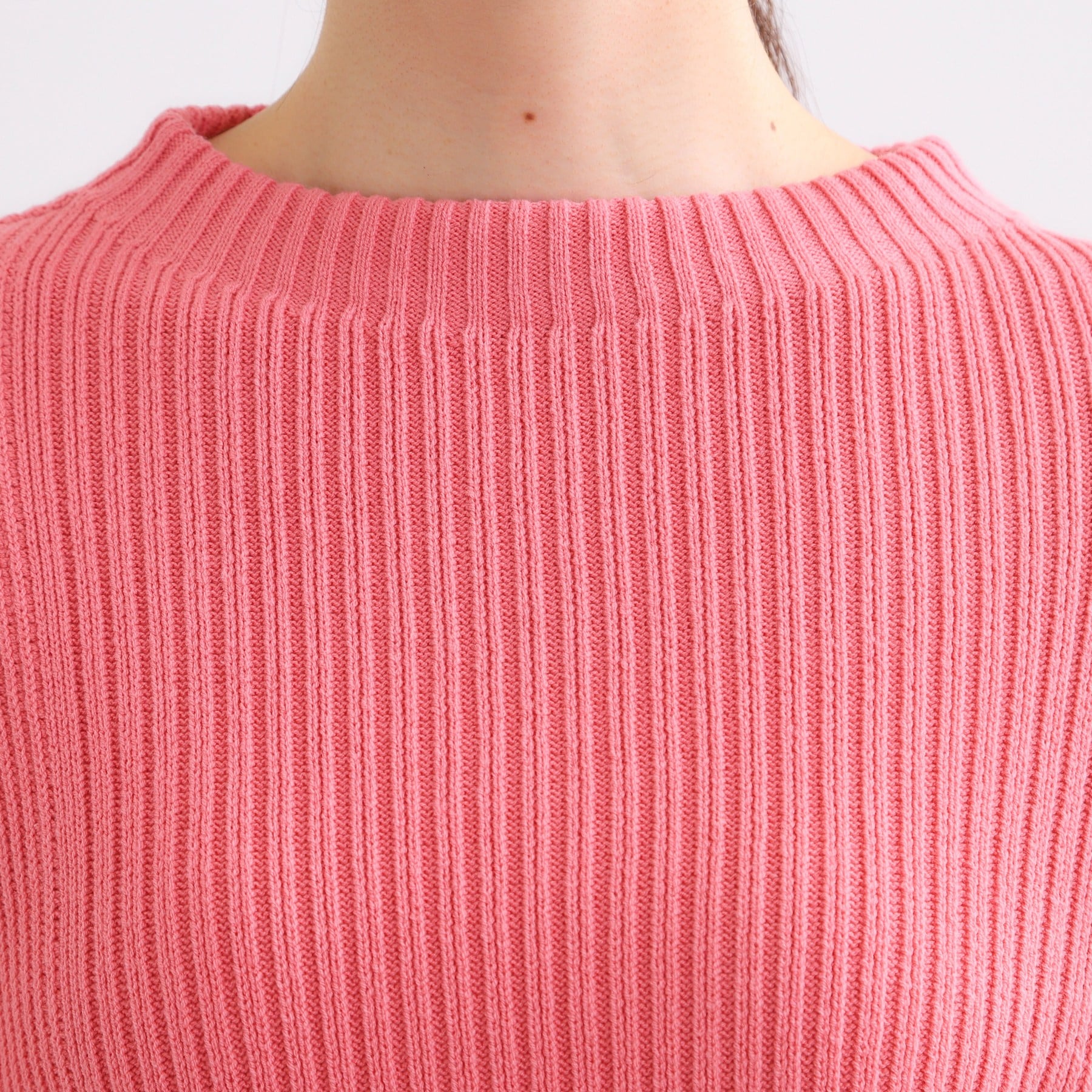 リフレクト Reflect 【腰回りカバー／長め丈】モックネックニットプルオーバー （ネイビー(094)） ネイビー(094)