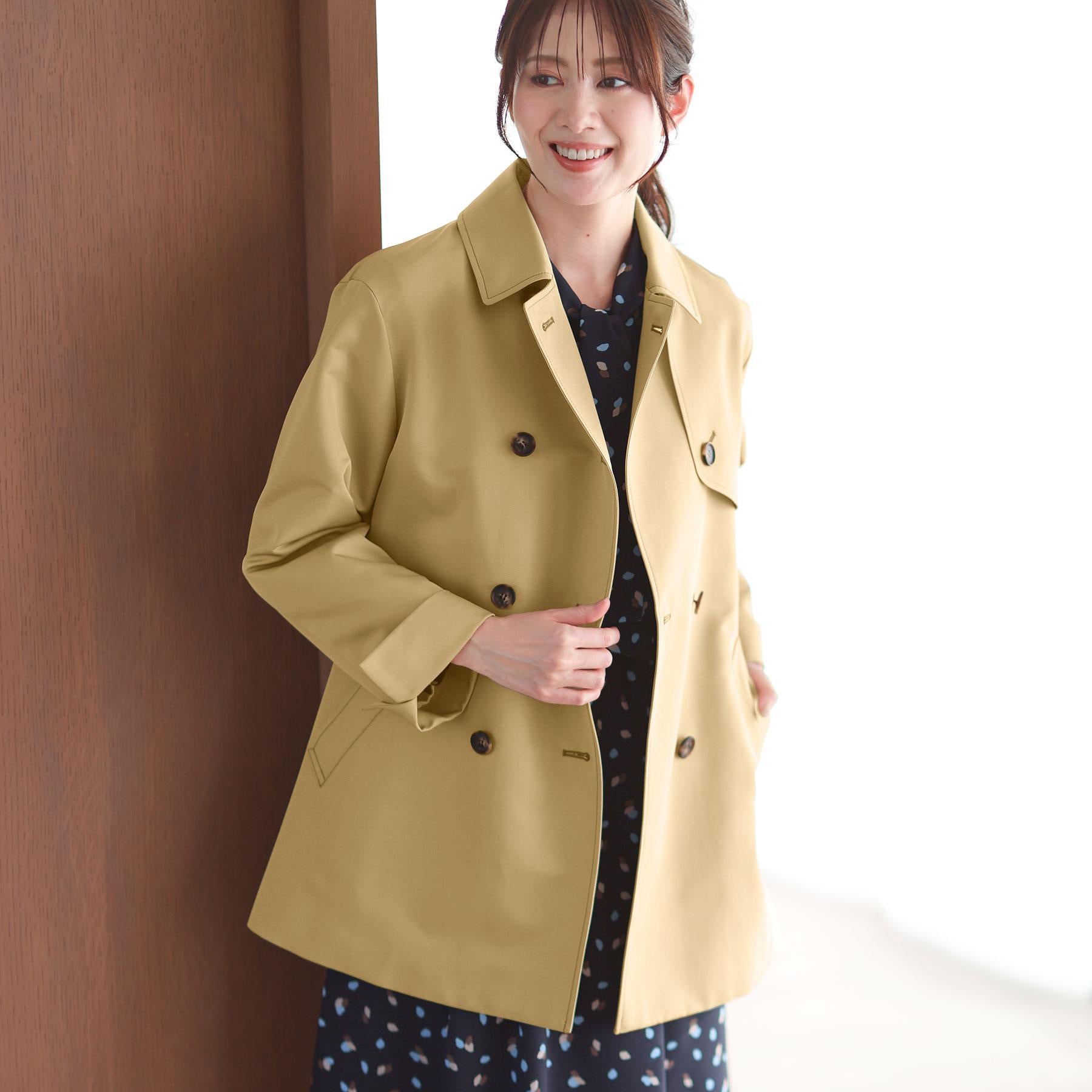 リフレクト Reflect 【オン・オフ着回しやすい◎】ダブルブレストジャケット （ブラック(019)） ブラック(019)