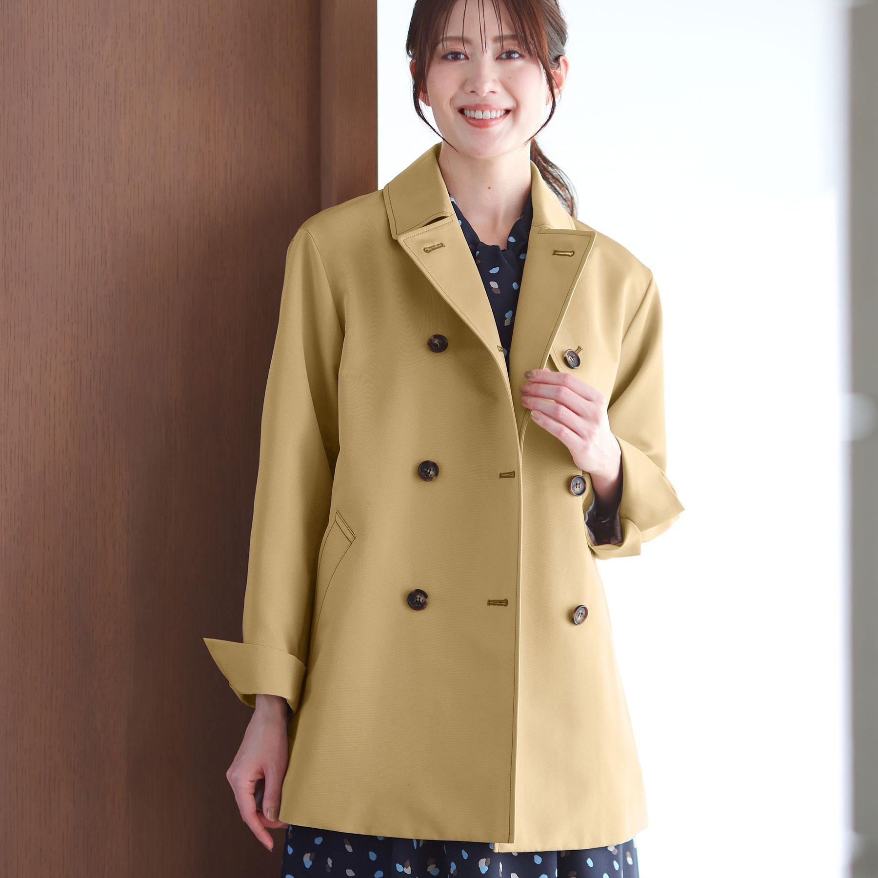 リフレクト Reflect 【オン・オフ着回しやすい◎】ダブルブレストジャケット （ブラック(019)） ブラック(019)