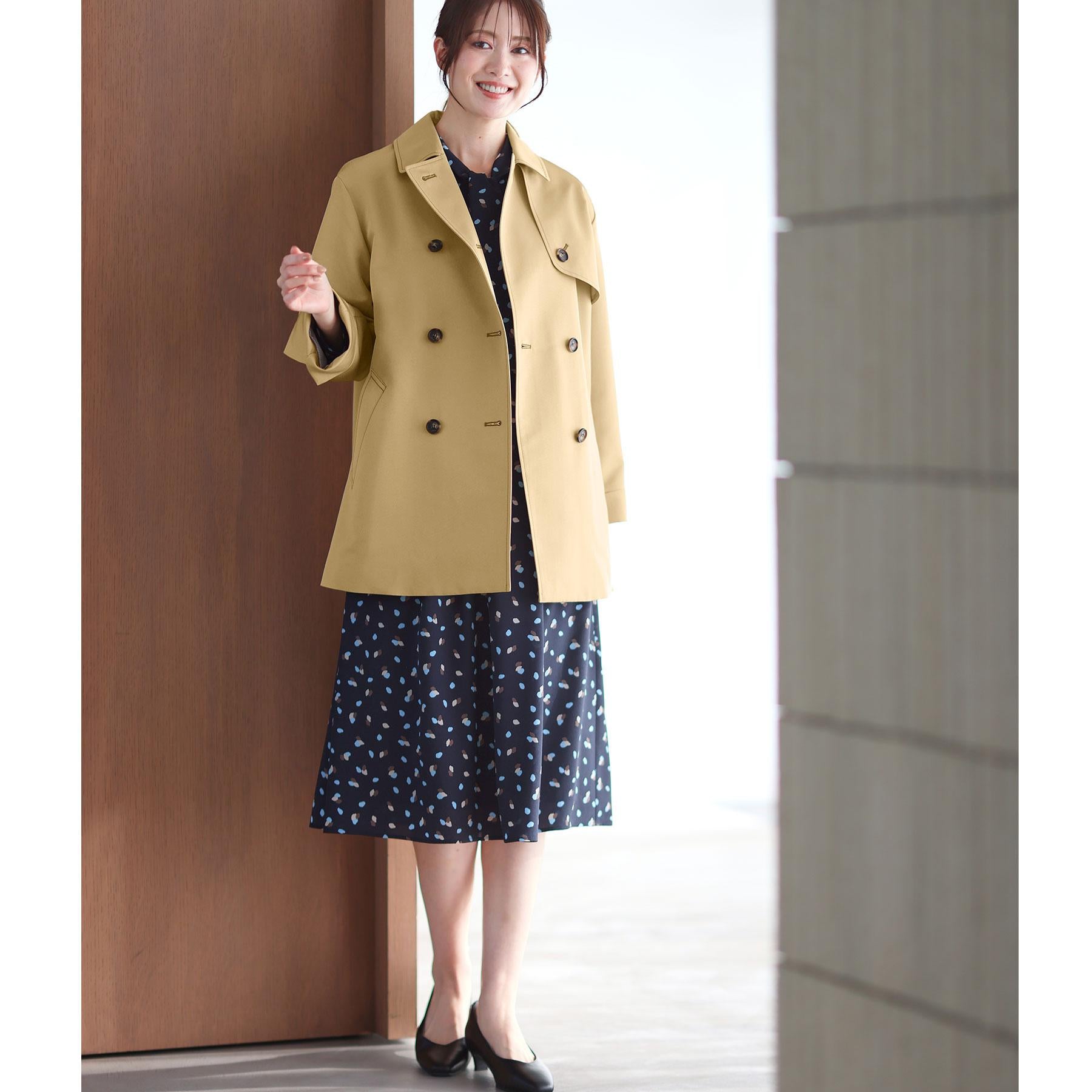 リフレクト Reflect 【オン・オフ着回しやすい◎】ダブルブレストジャケット （ブラック(019)） ブラック(019)